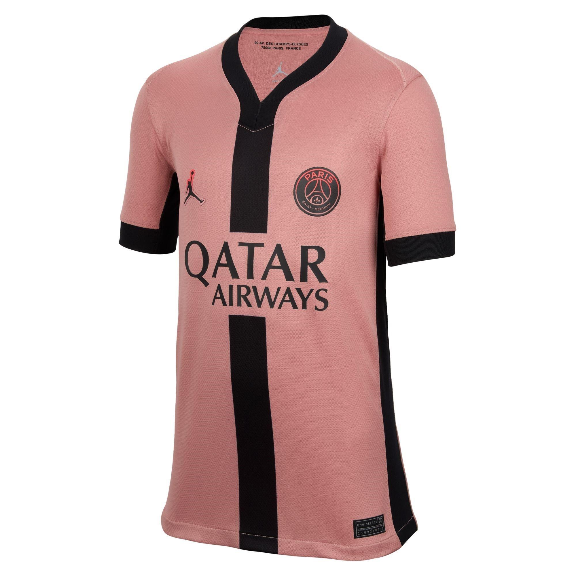 Rose Tenue Psg Junior Nike Paris Saint Germain Third Shirt 2024