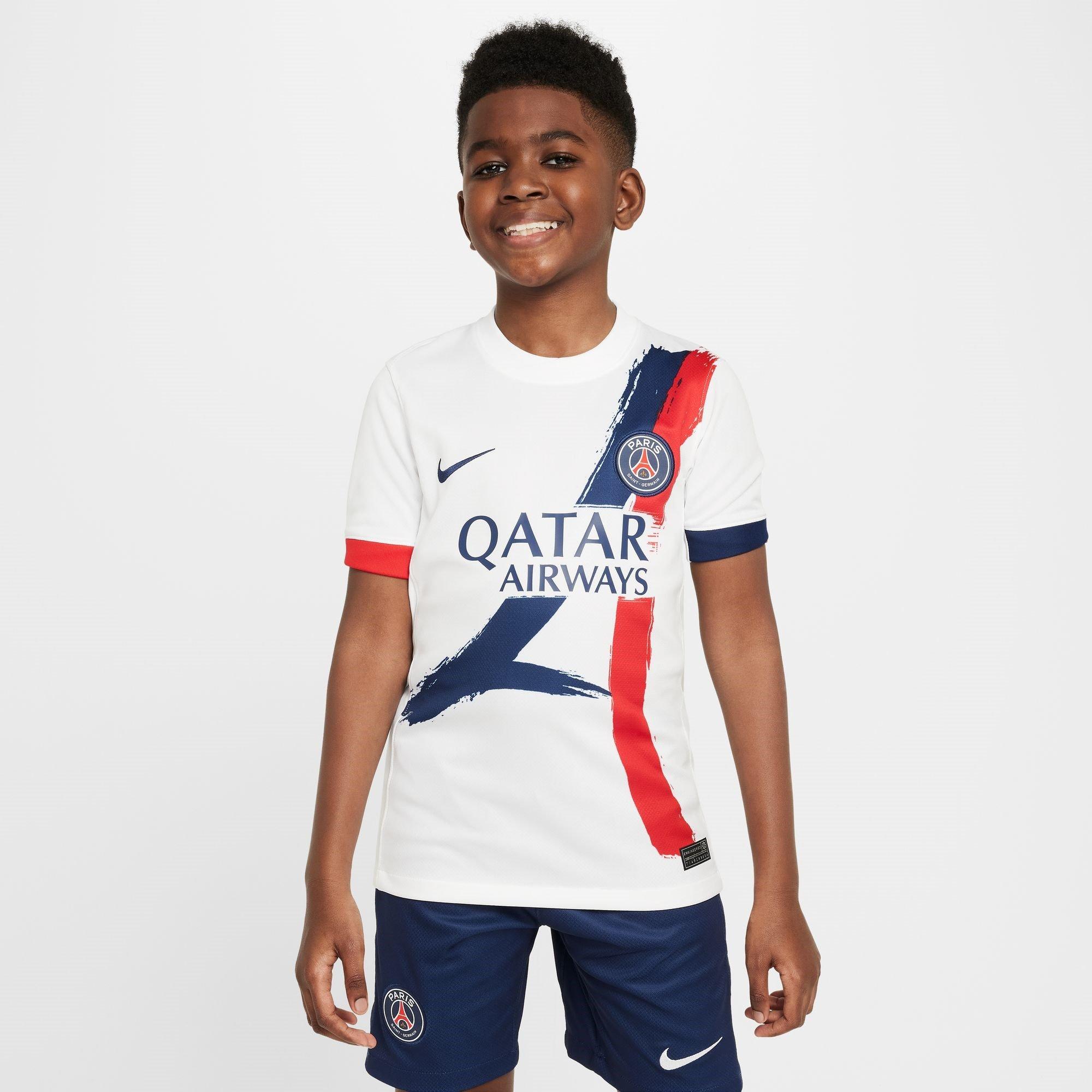 Branco - Nike - Paris Saint-Germain Away Shirt 2024 2025 Juniors - 3