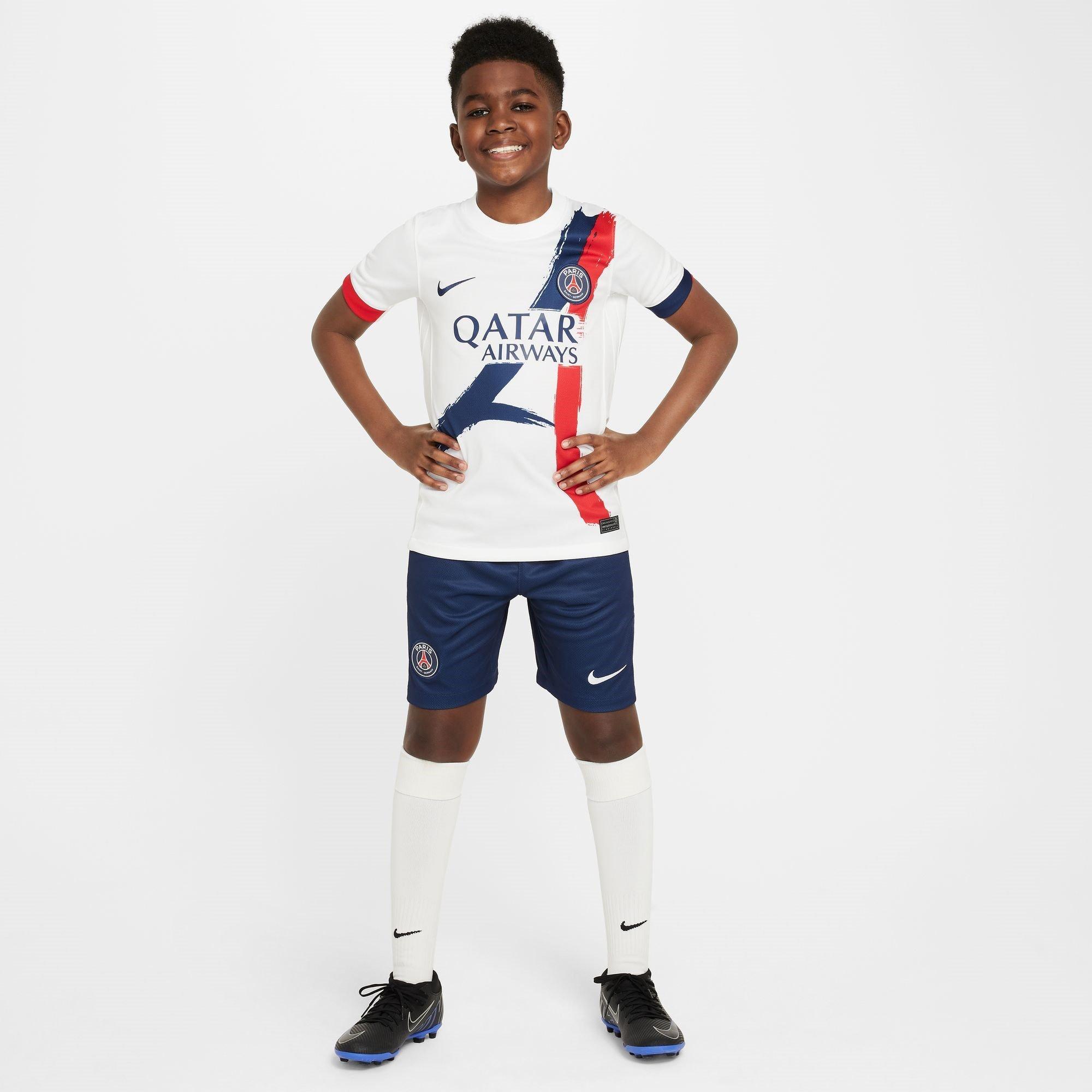 Branco - Nike - Paris Saint-Germain Away Shirt 2024 2025 Juniors - 5