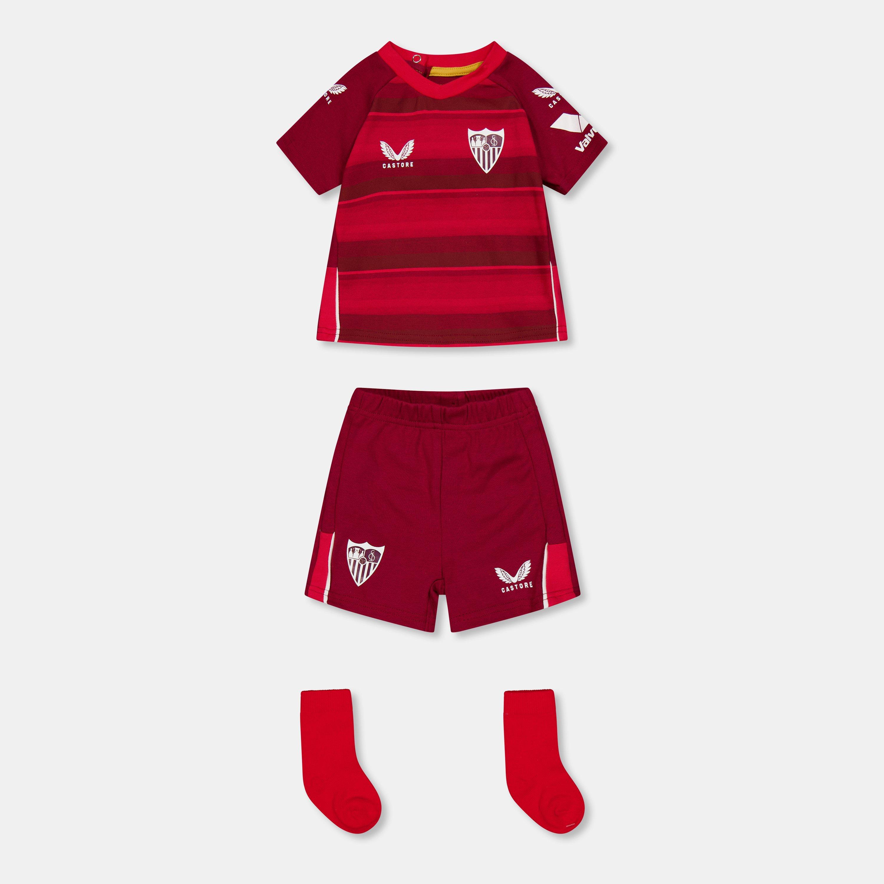 Biking Red - Castore - Unisex Kids' Domestic Replica Mini Kit Clothing - 1