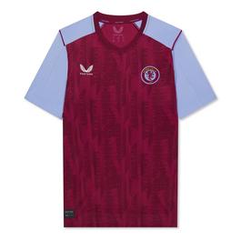 Castore Aston Villa Home Shirt 2023 2024 Junior