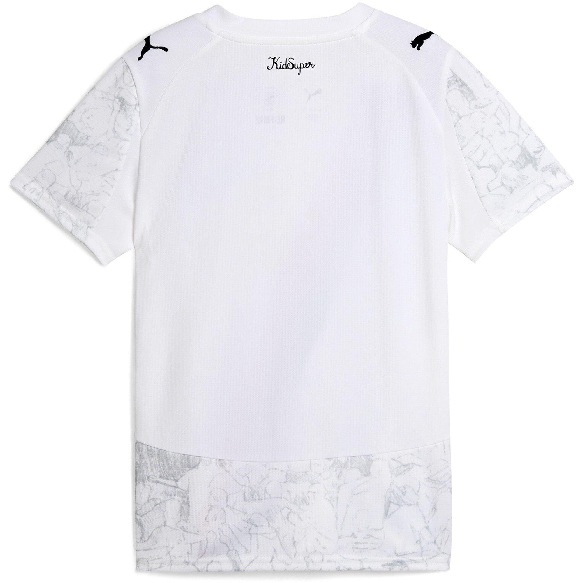 Wit/Zwart - Puma - x KidsSuper Manchester City Away Shirt 2025 2026 Juniors - 2