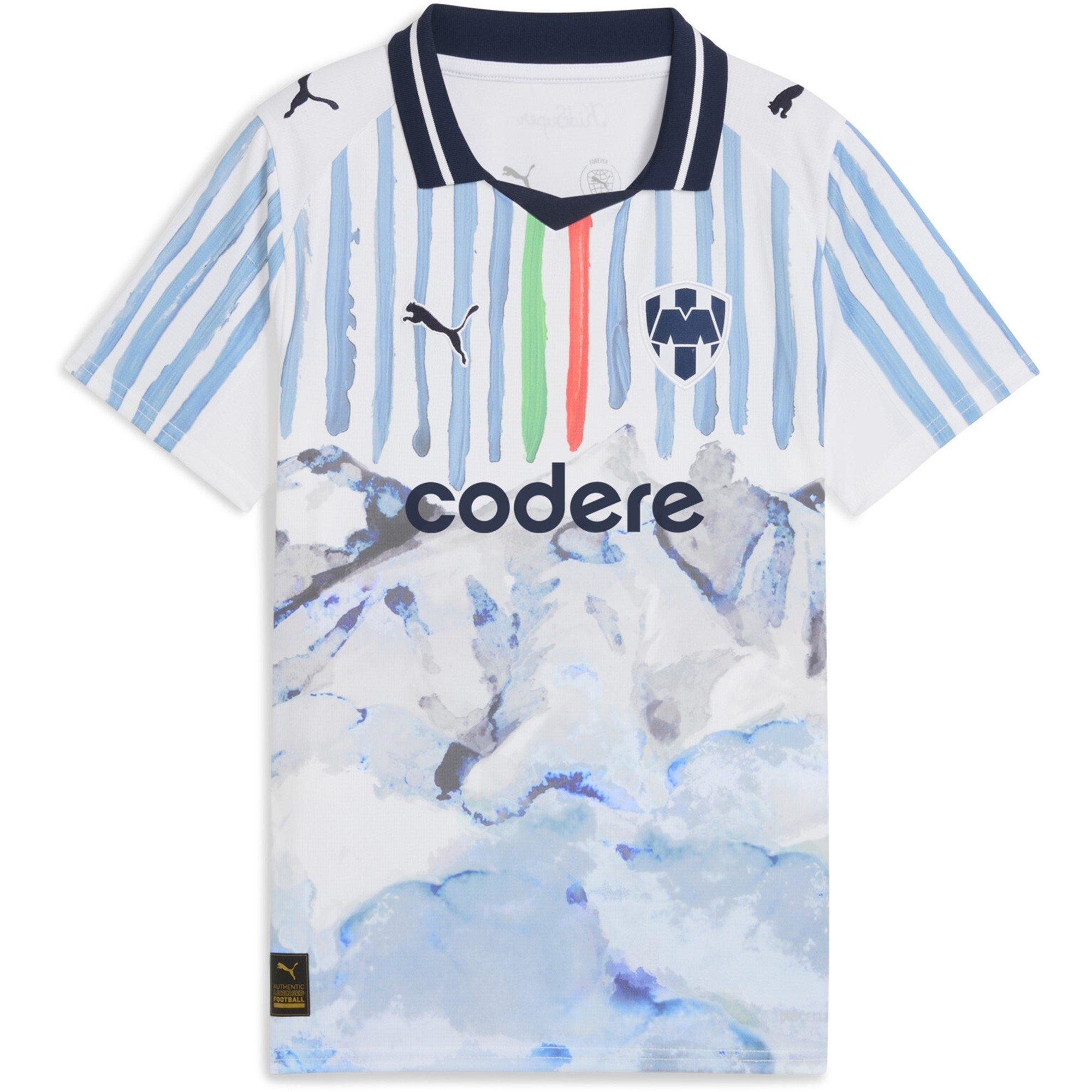 White/Navy - Puma - x KidsSuper Monterrey Home Shirt 2025 2026 Juniors - 1