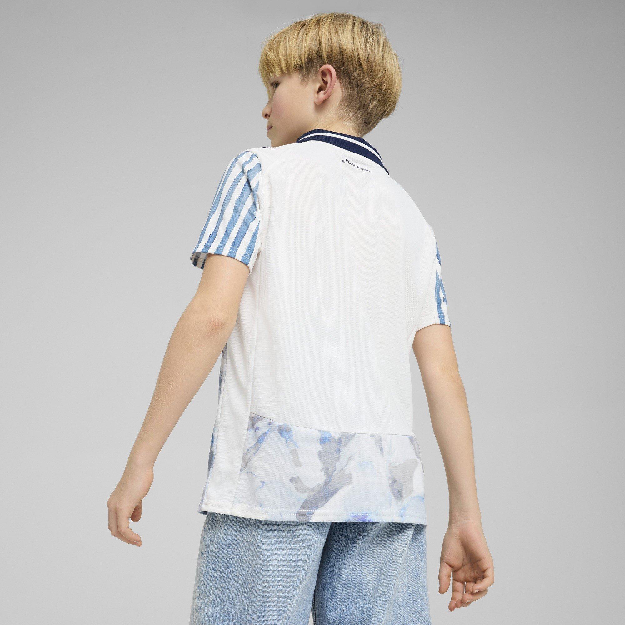 White/Navy - Puma - x KidsSuper Monterrey Home Shirt 2025 2026 Juniors - 4
