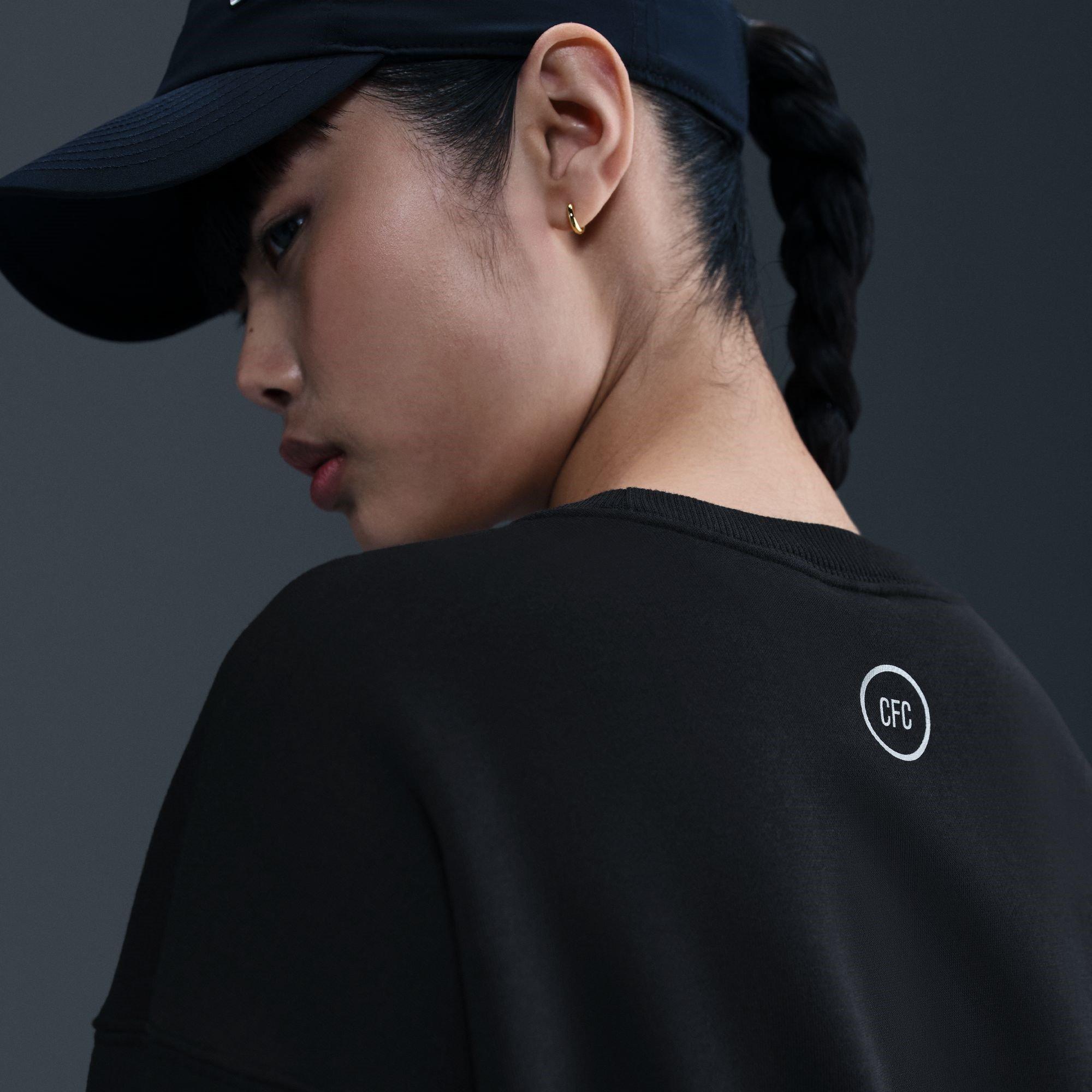 Black/Silver - Nike - Chelsea Pheonix Crew Sweater Womens - 9