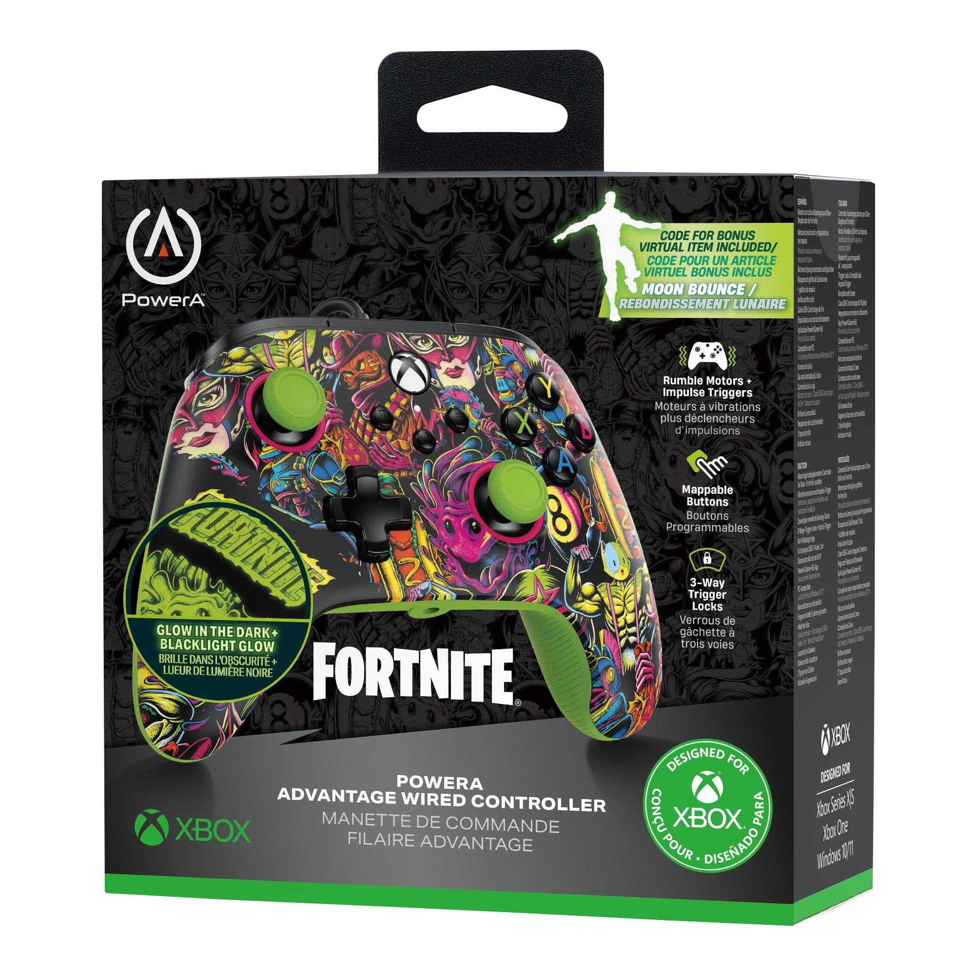 Fortnite Glow - PowerA - Xbox Wired Fortnite Glow Controller - 2