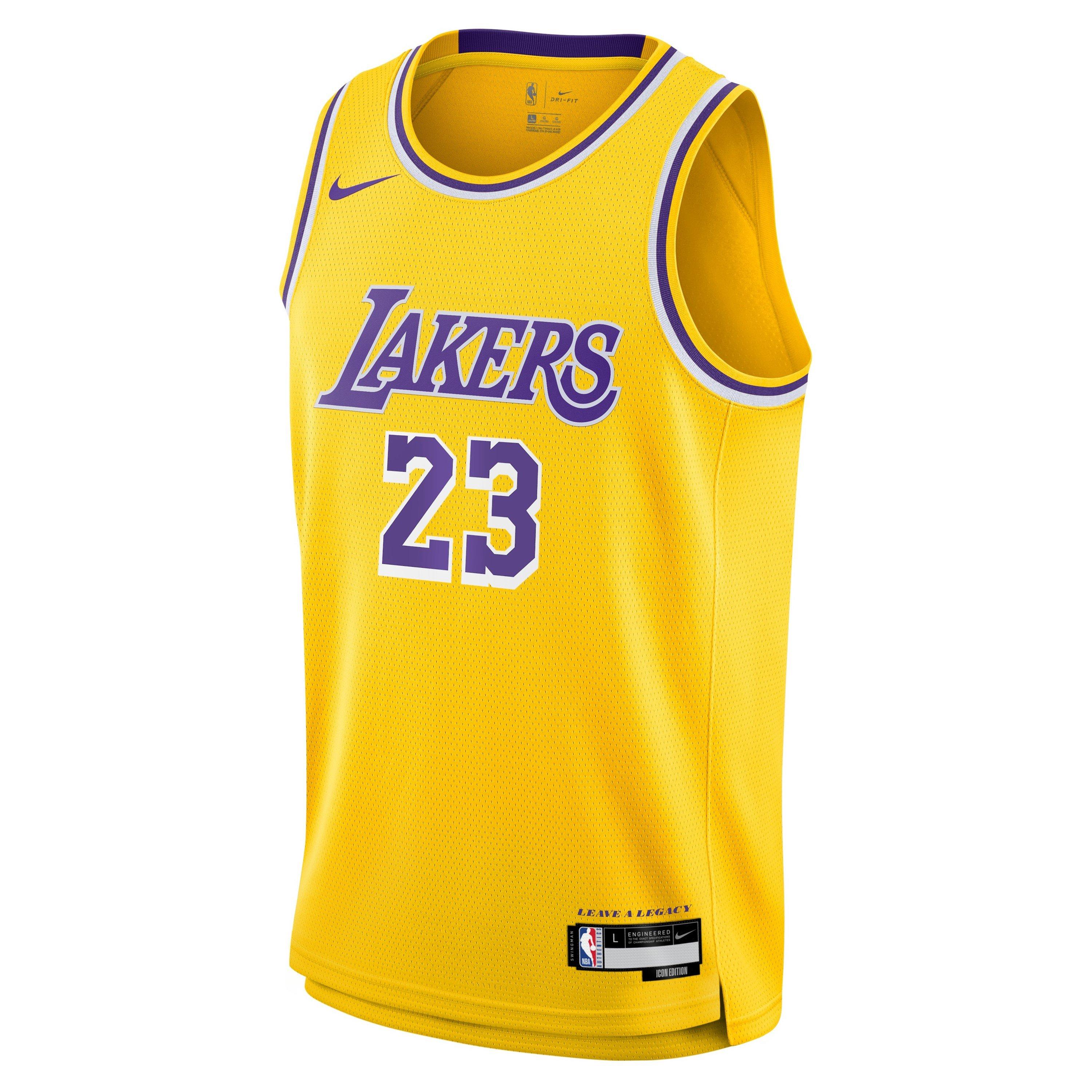 Nike Boys Nba Icon Swingman Jersey - Lakers - 9-10 (M)