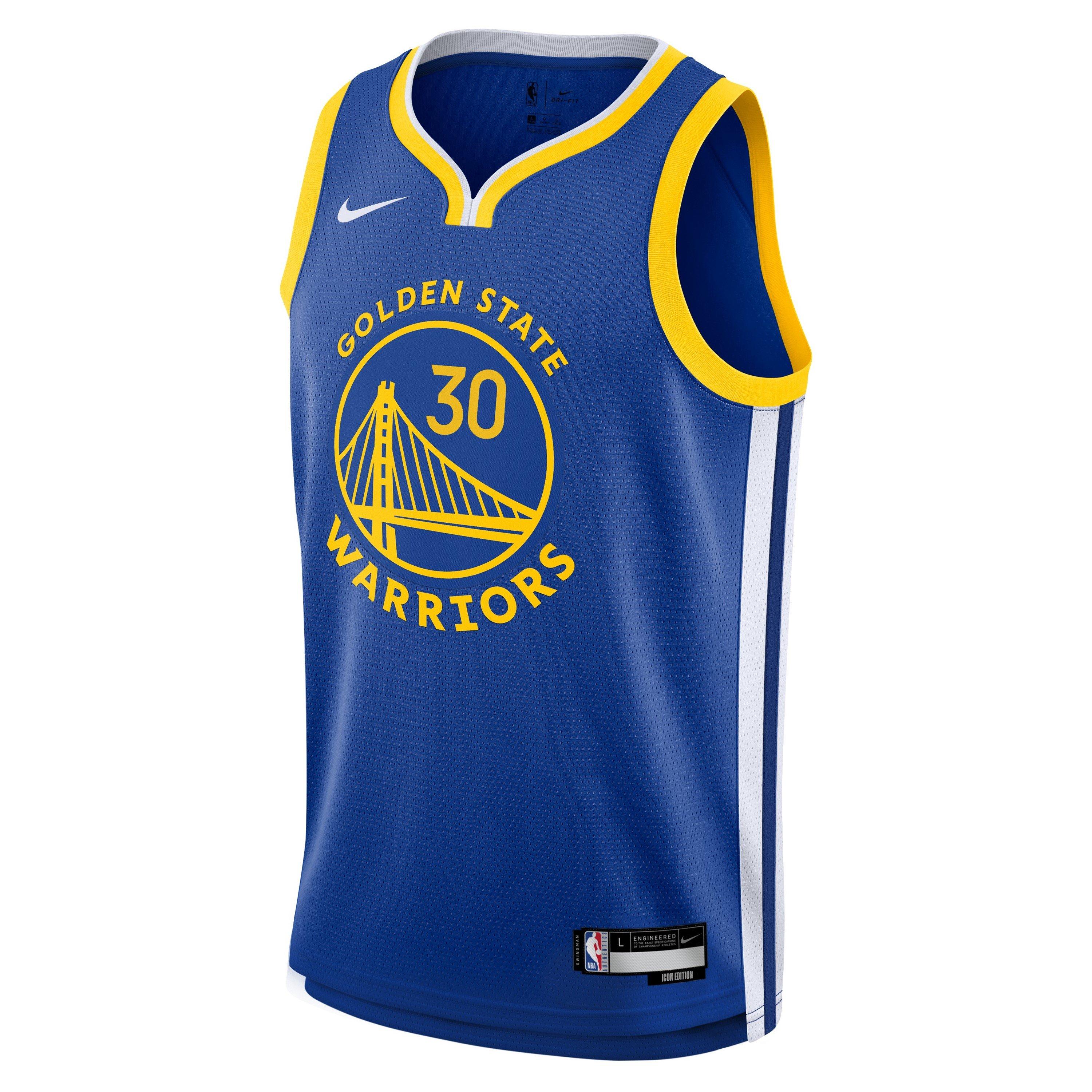 Nike Boys Nba Icon Swingman Jersey - Warriors - 7-8 (S)