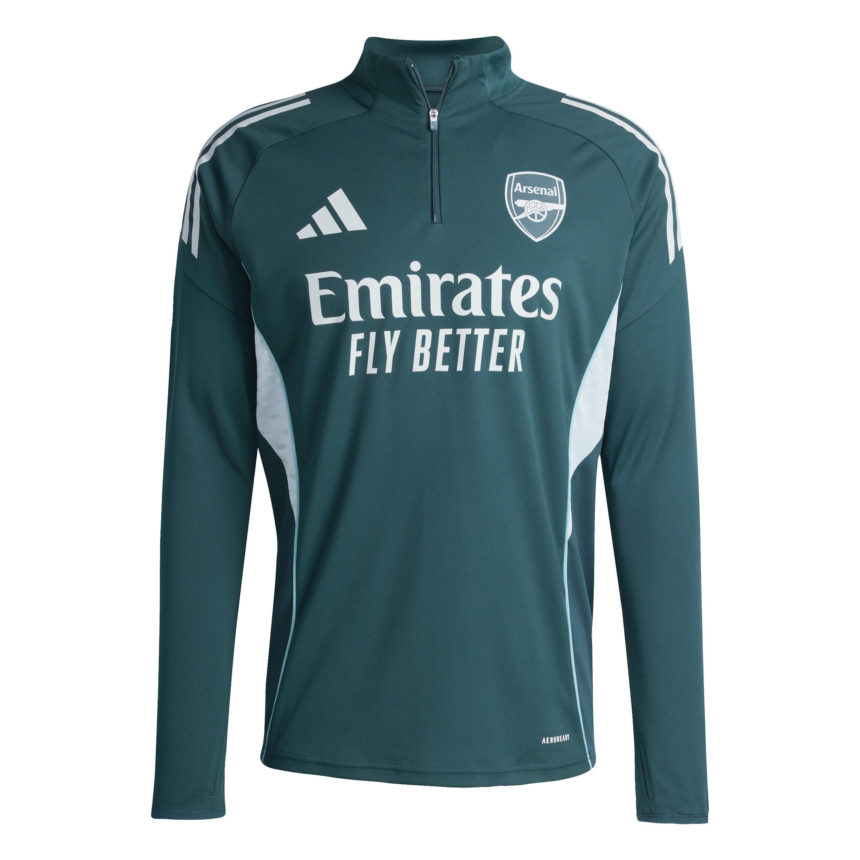 Adidas Men's Arsenal Tiro 25 Competition Training Top - Green/Blue - XL