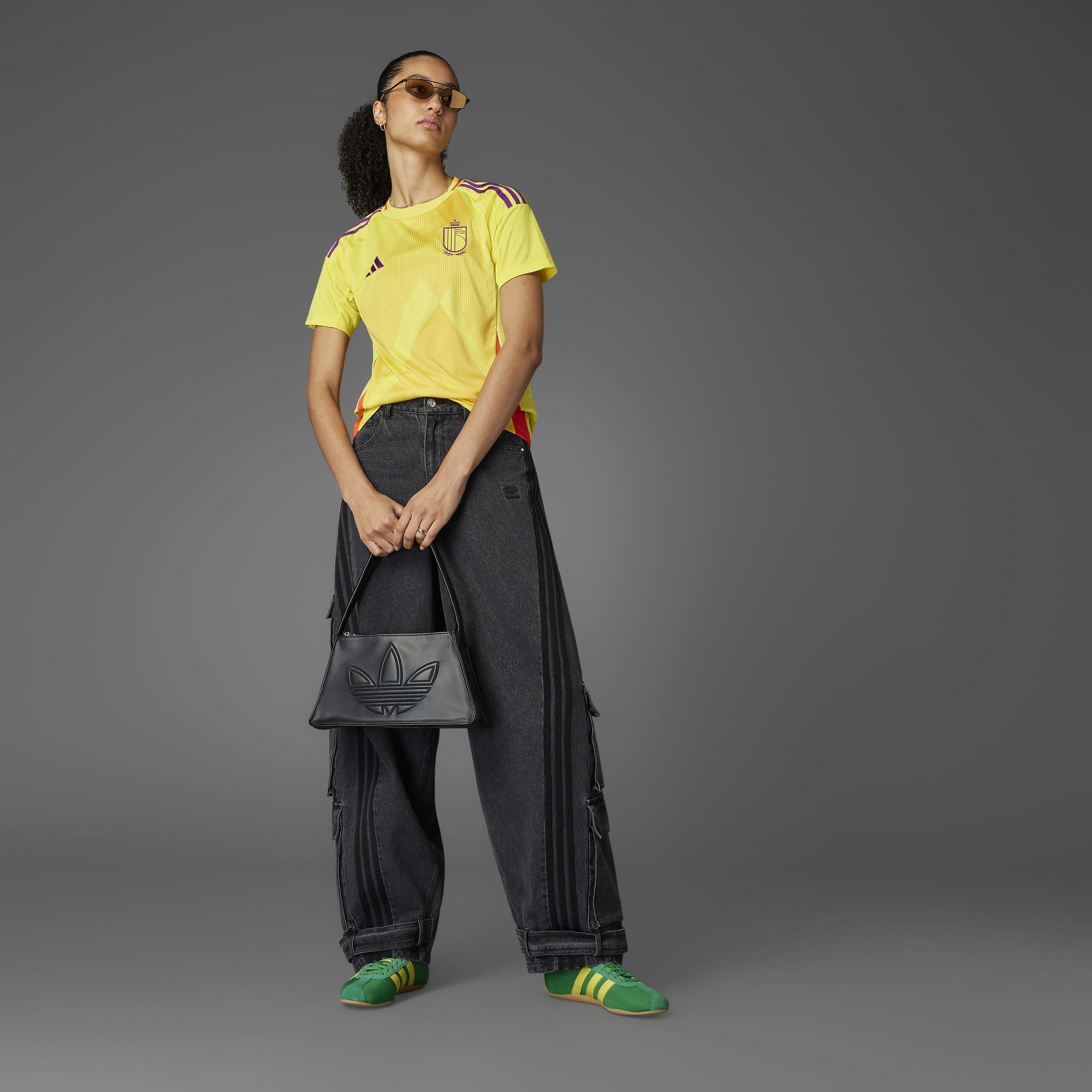 Impact Yellow - adidas - Belgium Away Shirt 2025 Womens - 10