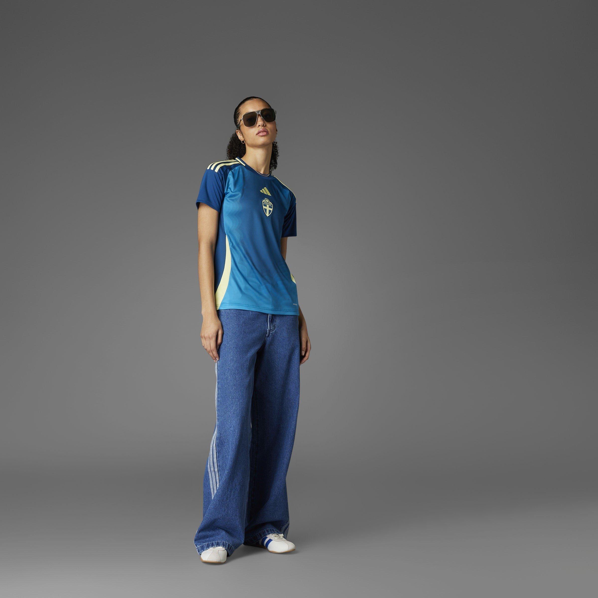 Legenda Marine - adidas - Sweden Away Football Shirt 2025 Womens - 11