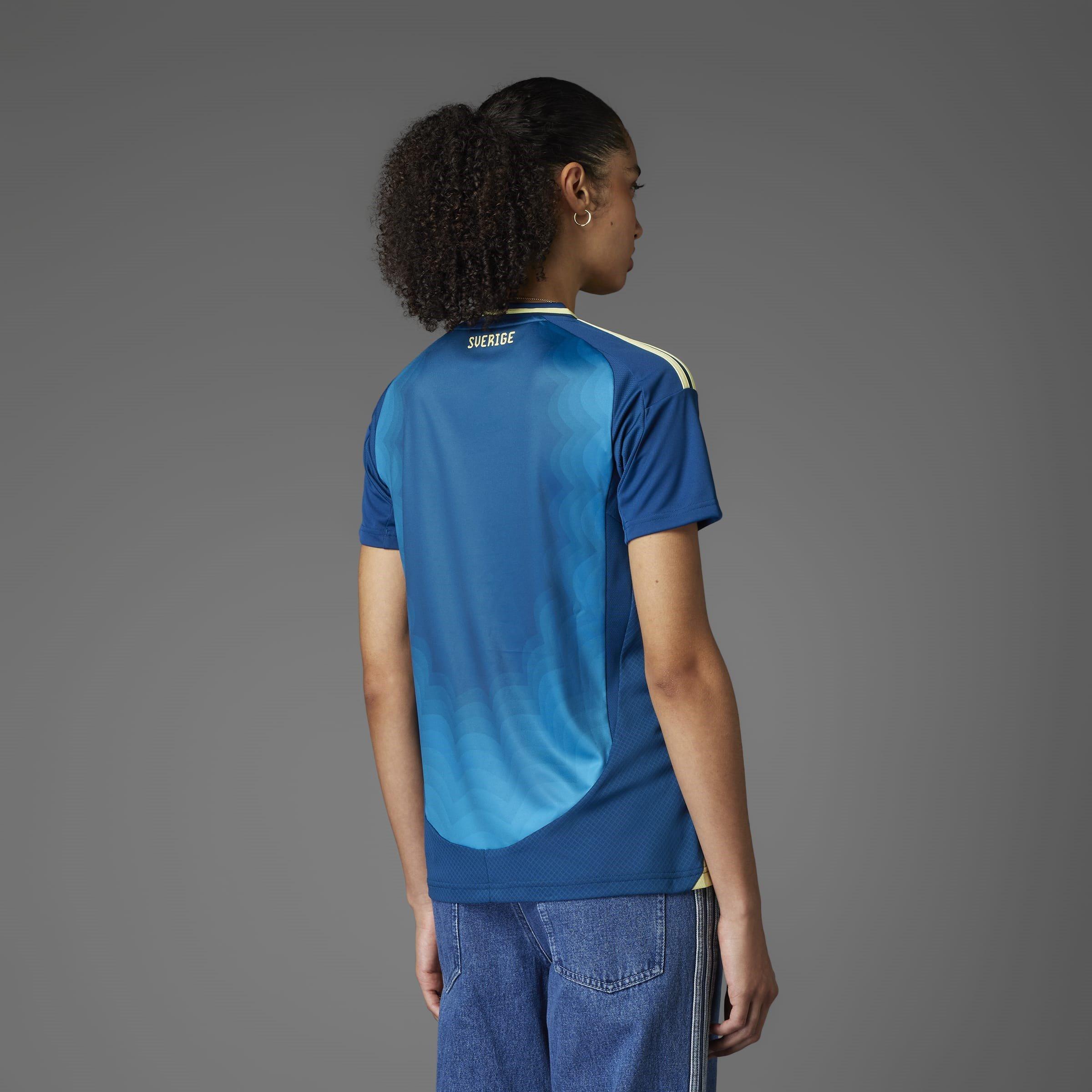 Legenda Marine - adidas - Sweden Away Football Shirt 2025 Womens - 9
