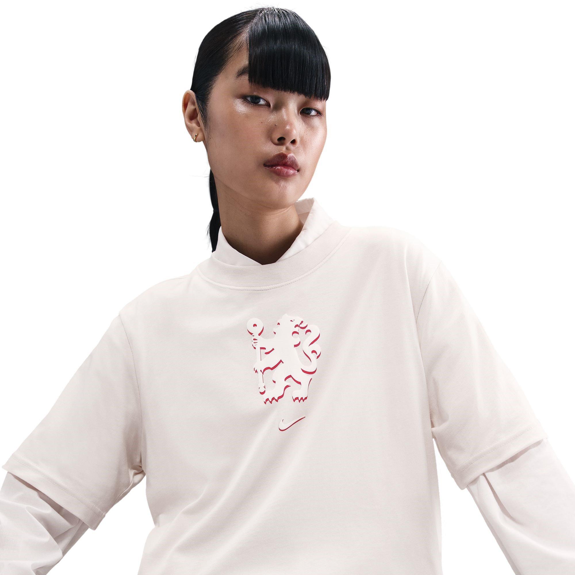 Negro - Nike - Chelsea Lion T-Shirt Womens - 5