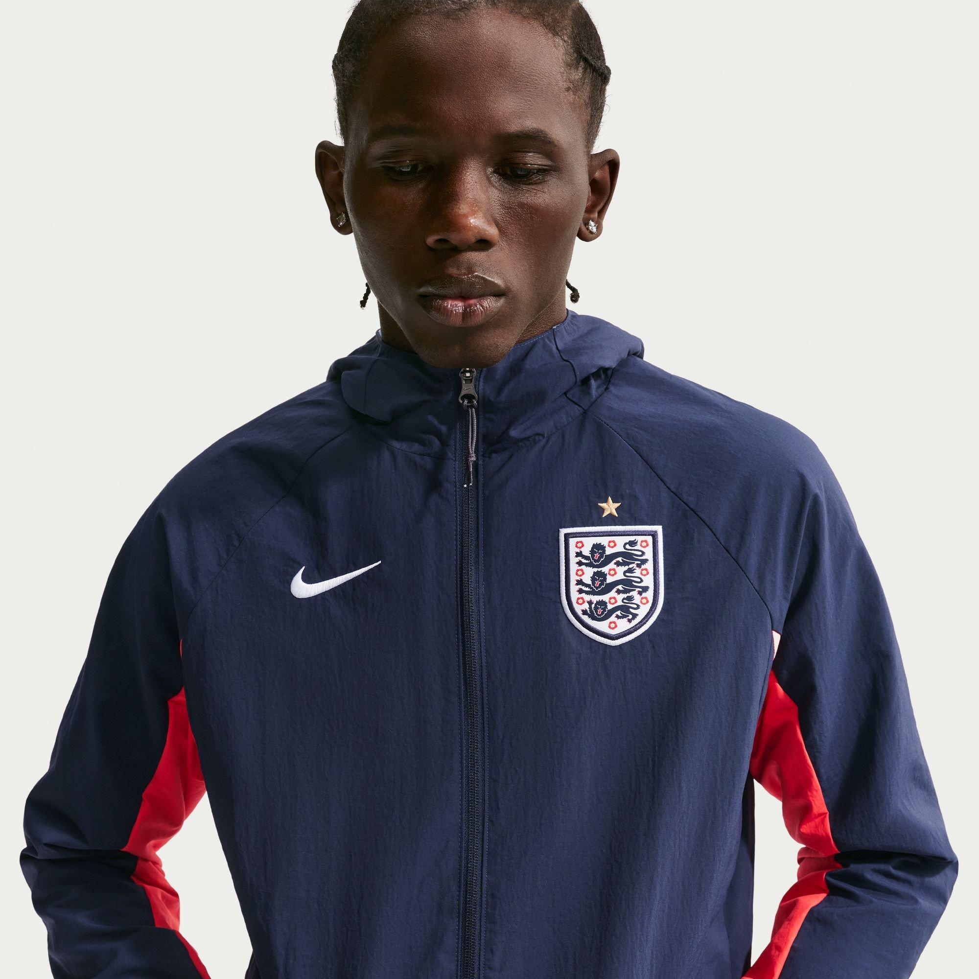 Navy/Red - Nike - Men's England Tracksuit Top - 3