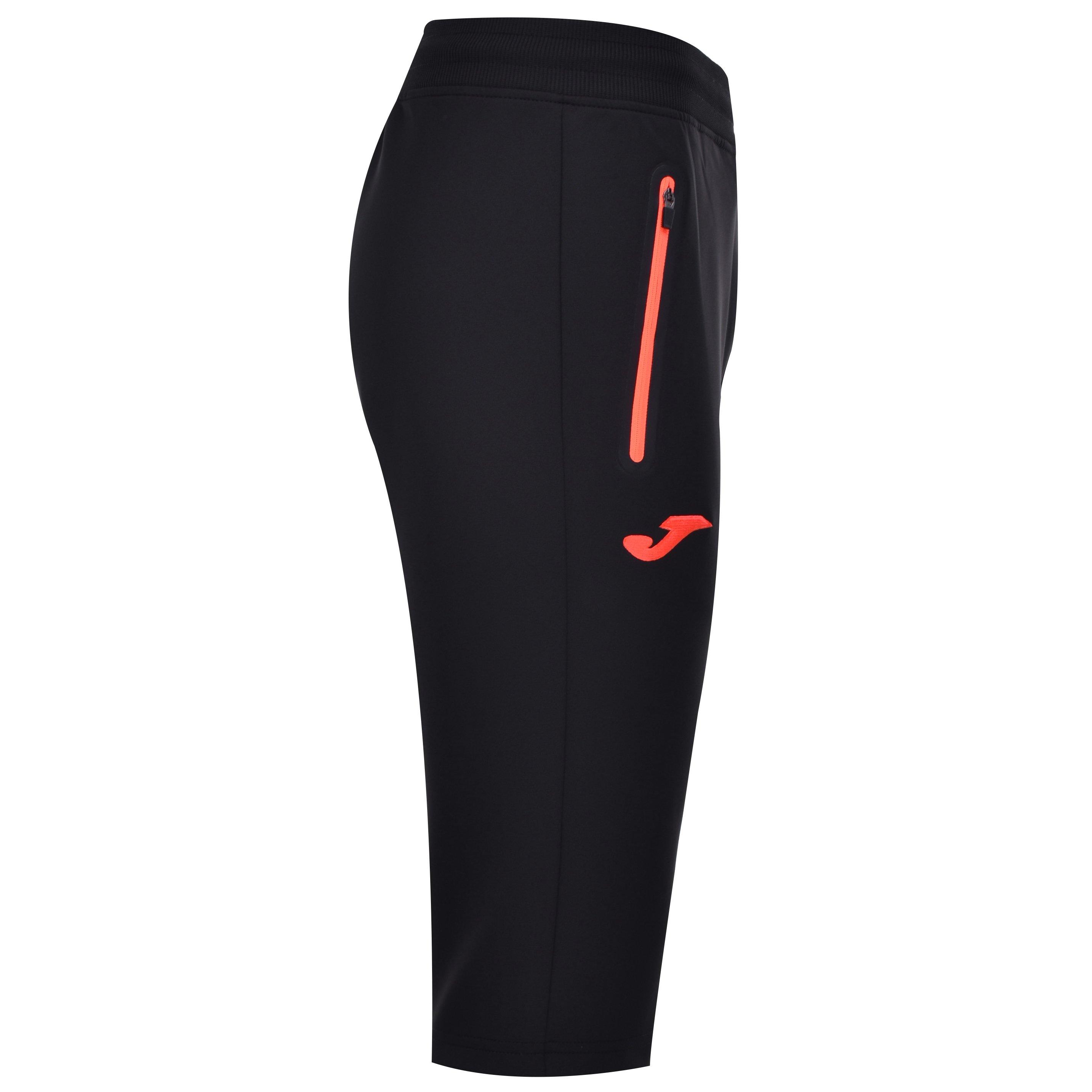 Black/Orange - Joma - Three Quarter Men's Combi Pant - 3