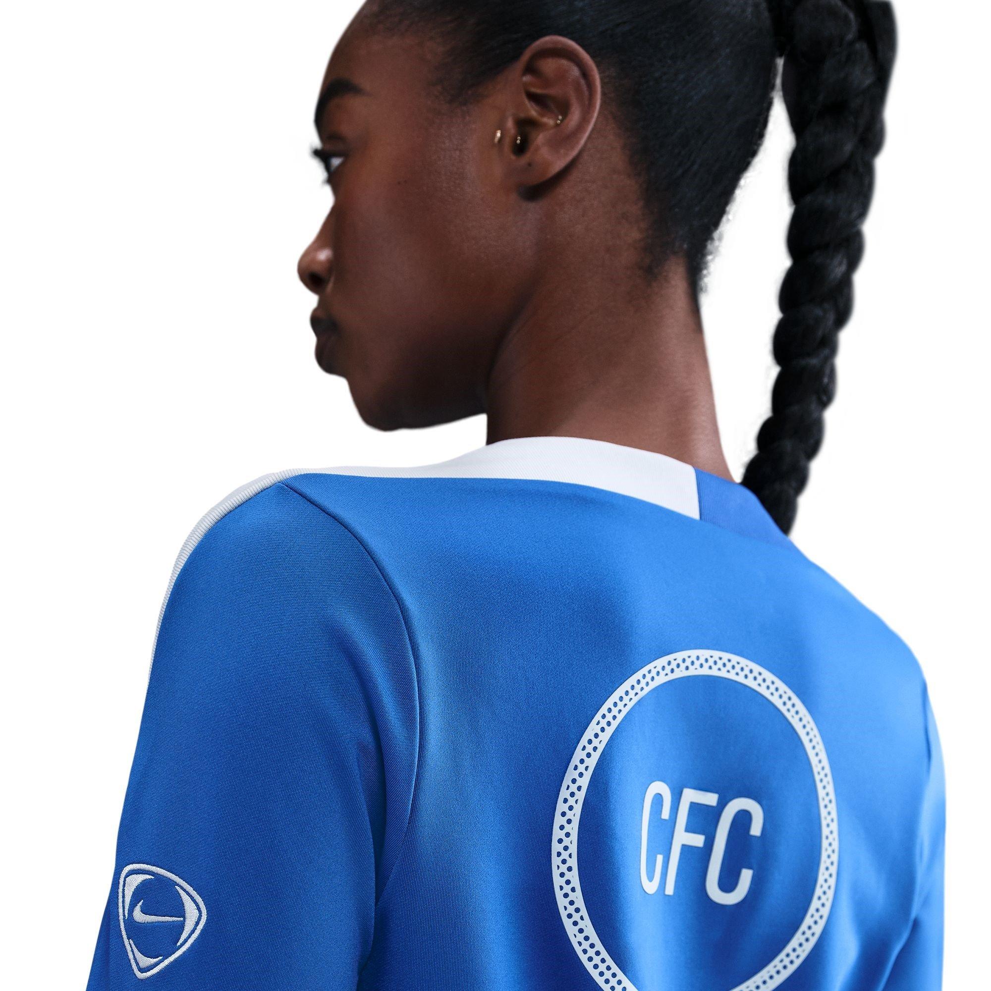 Blue/Sivler - Nike - Chelsea Strike Top 2025 2026 Womens - 2