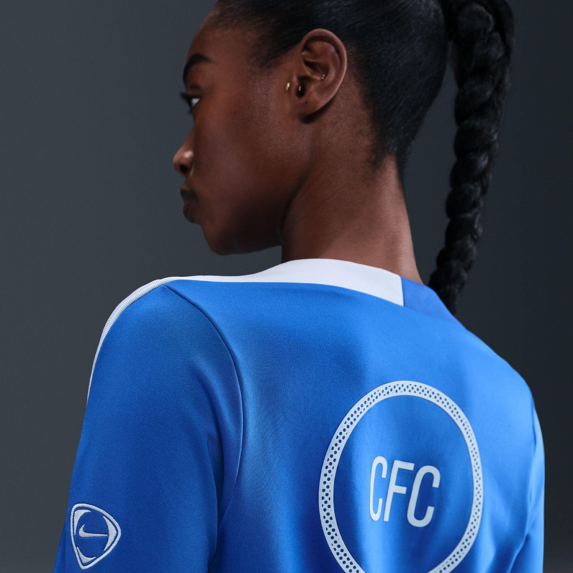 Blue/Sivler - Nike - Chelsea Strike Top 2025 2026 Womens - 9