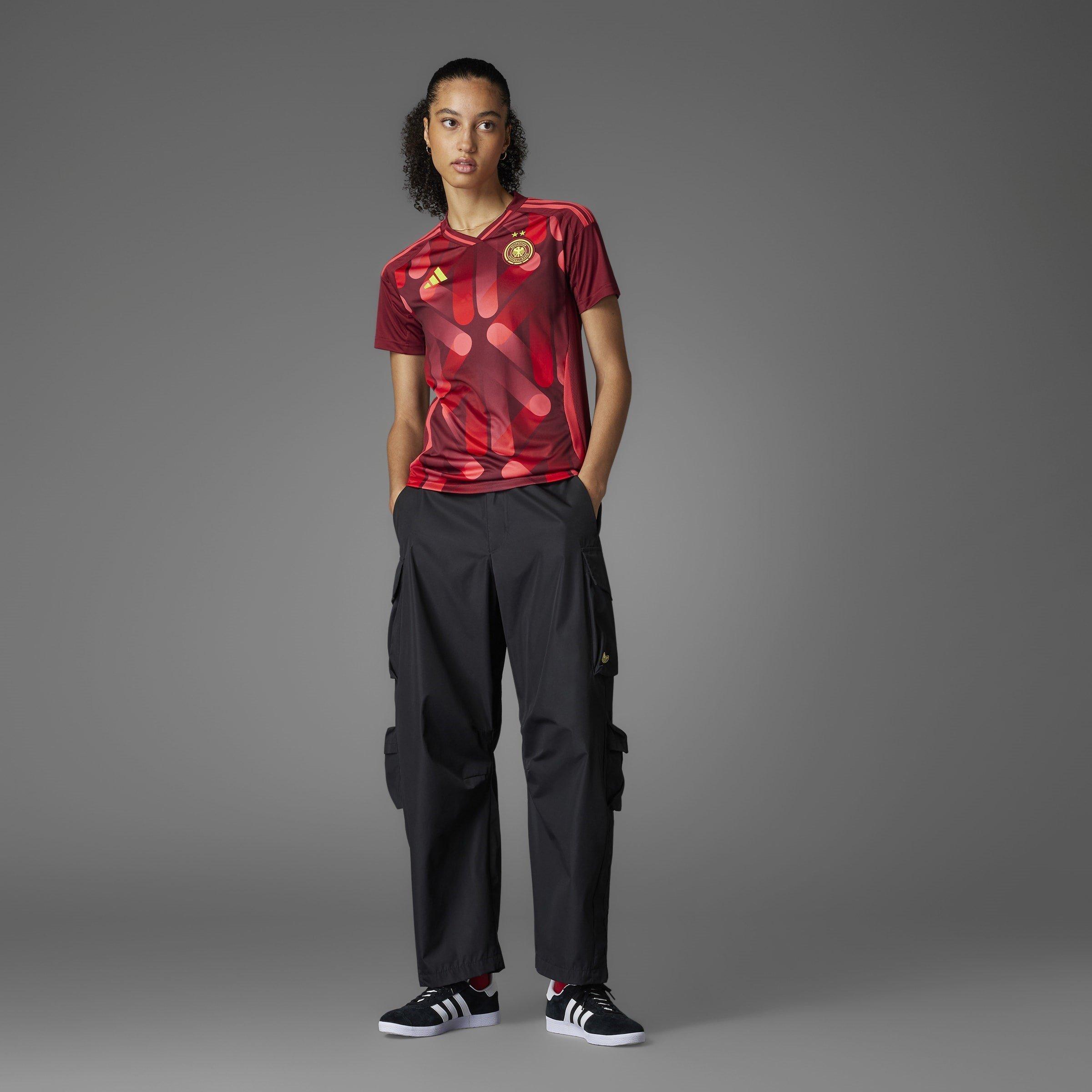 Burgundy - adidas - Germany Away Shirt 2025 Womens - 12