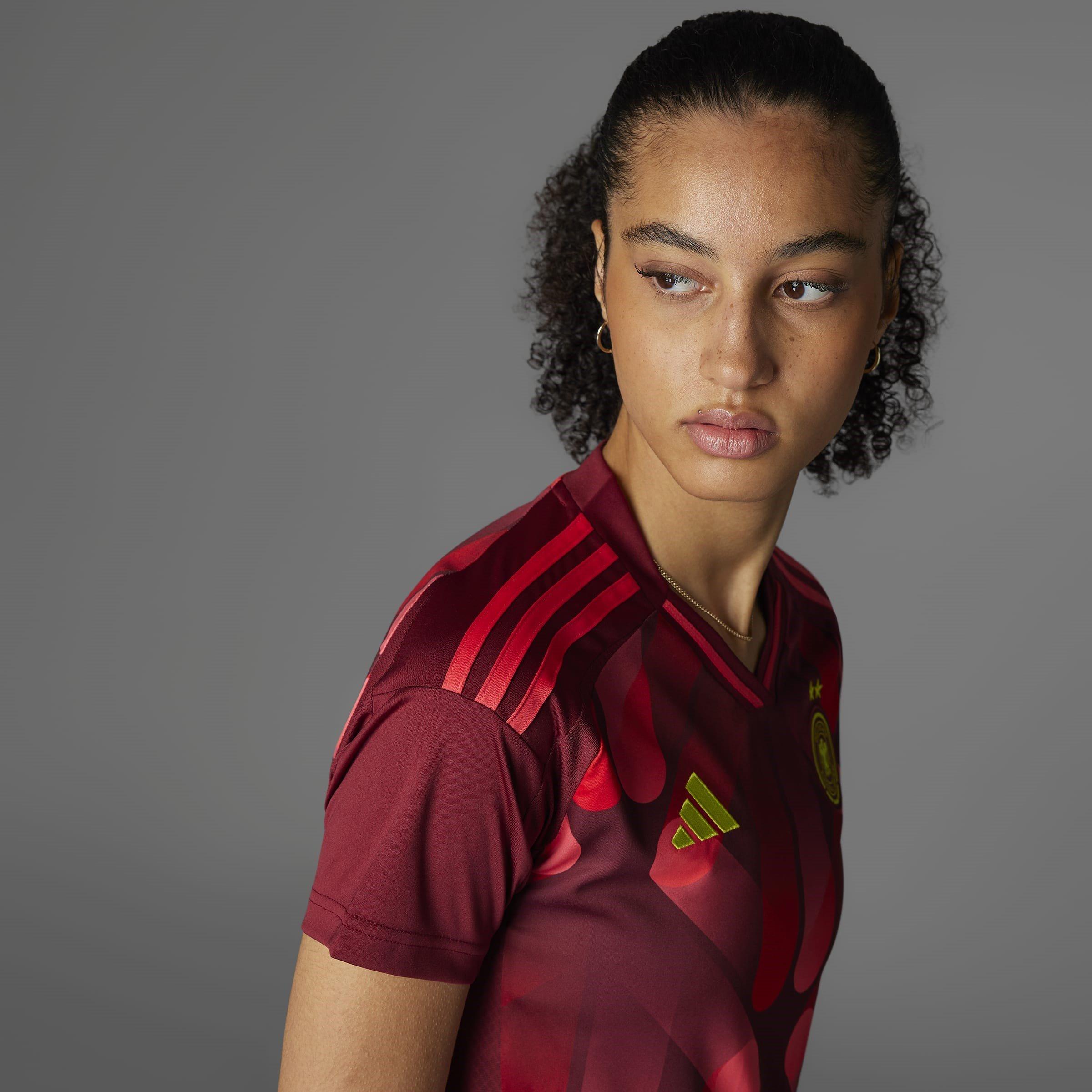 Burgundy - adidas - Germany Away Shirt 2025 Womens - 14
