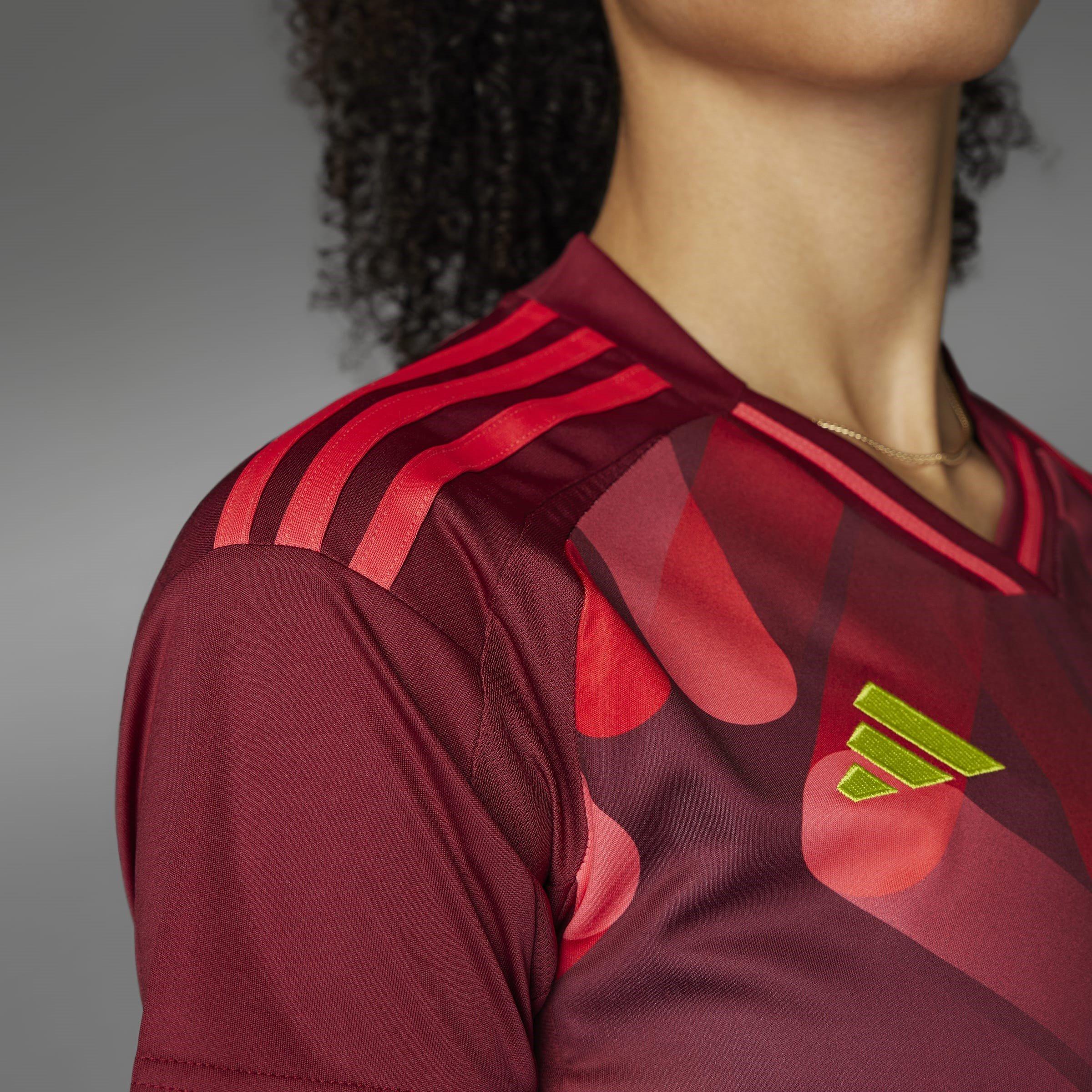 Burgundy - adidas - Germany Away Shirt 2025 Womens - 16
