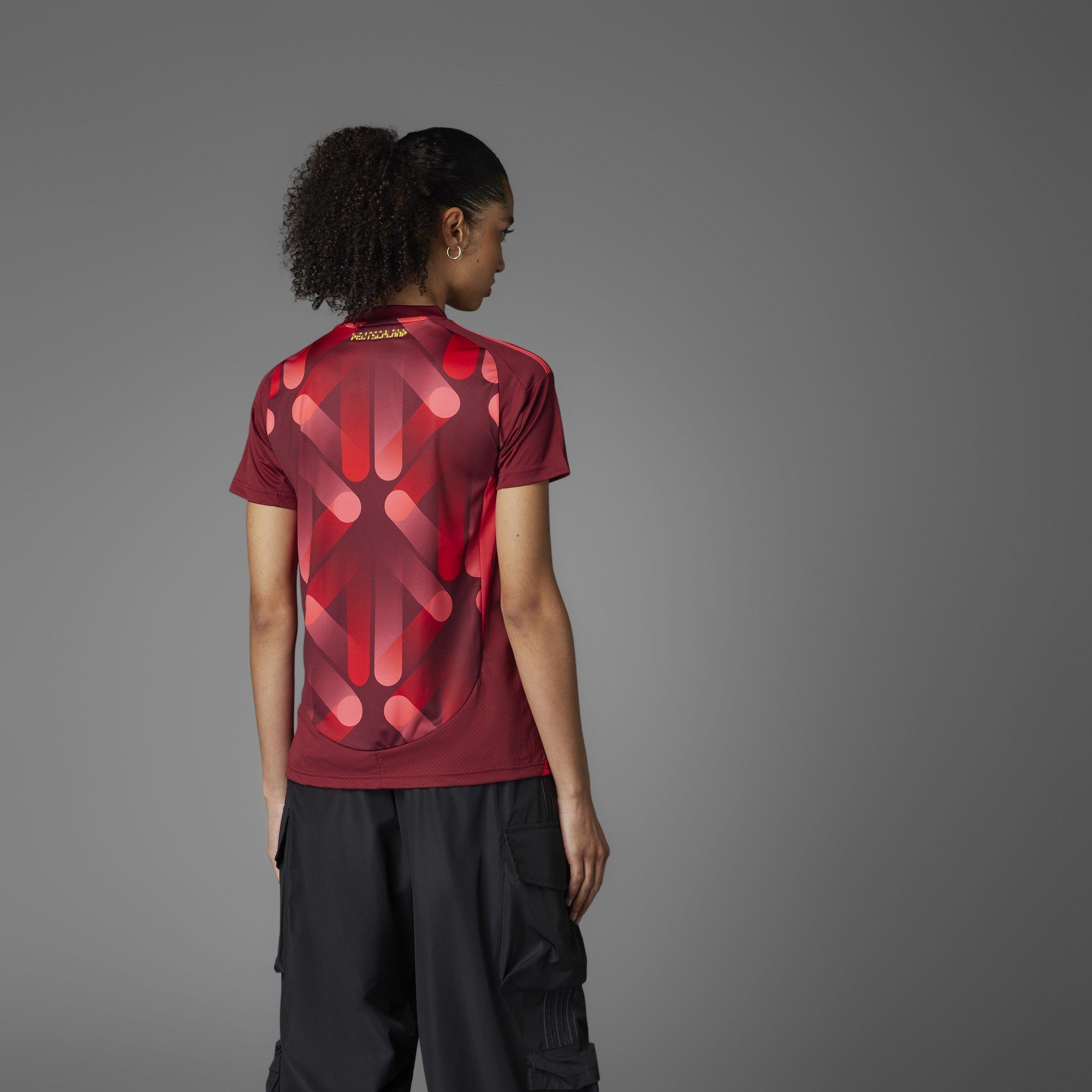 Burgundy - adidas - Germany Away Shirt 2025 Womens - 9
