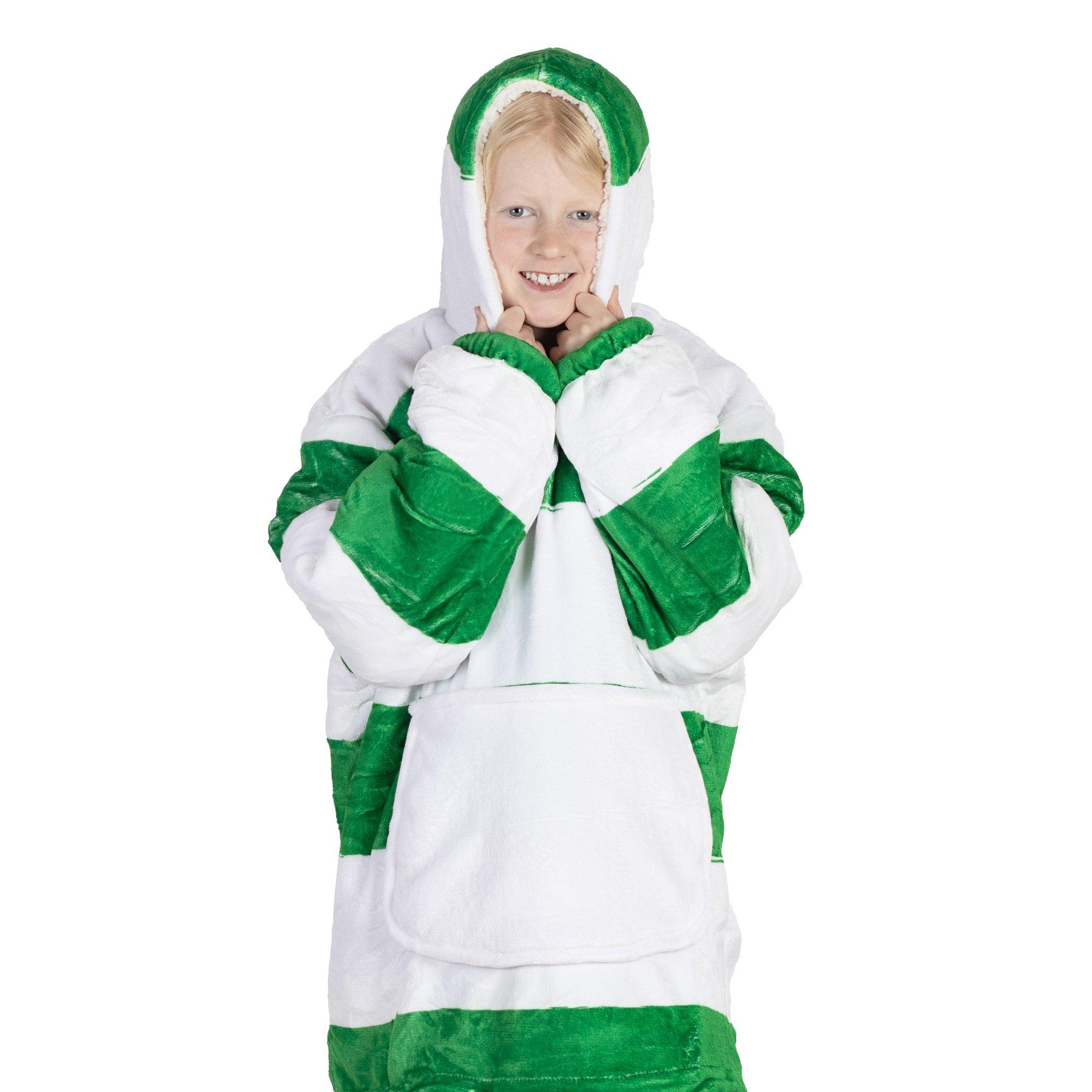 Celtic FC - Team - Football Officially Licensed Sherpa Fleece Hoodie for Kids - 2