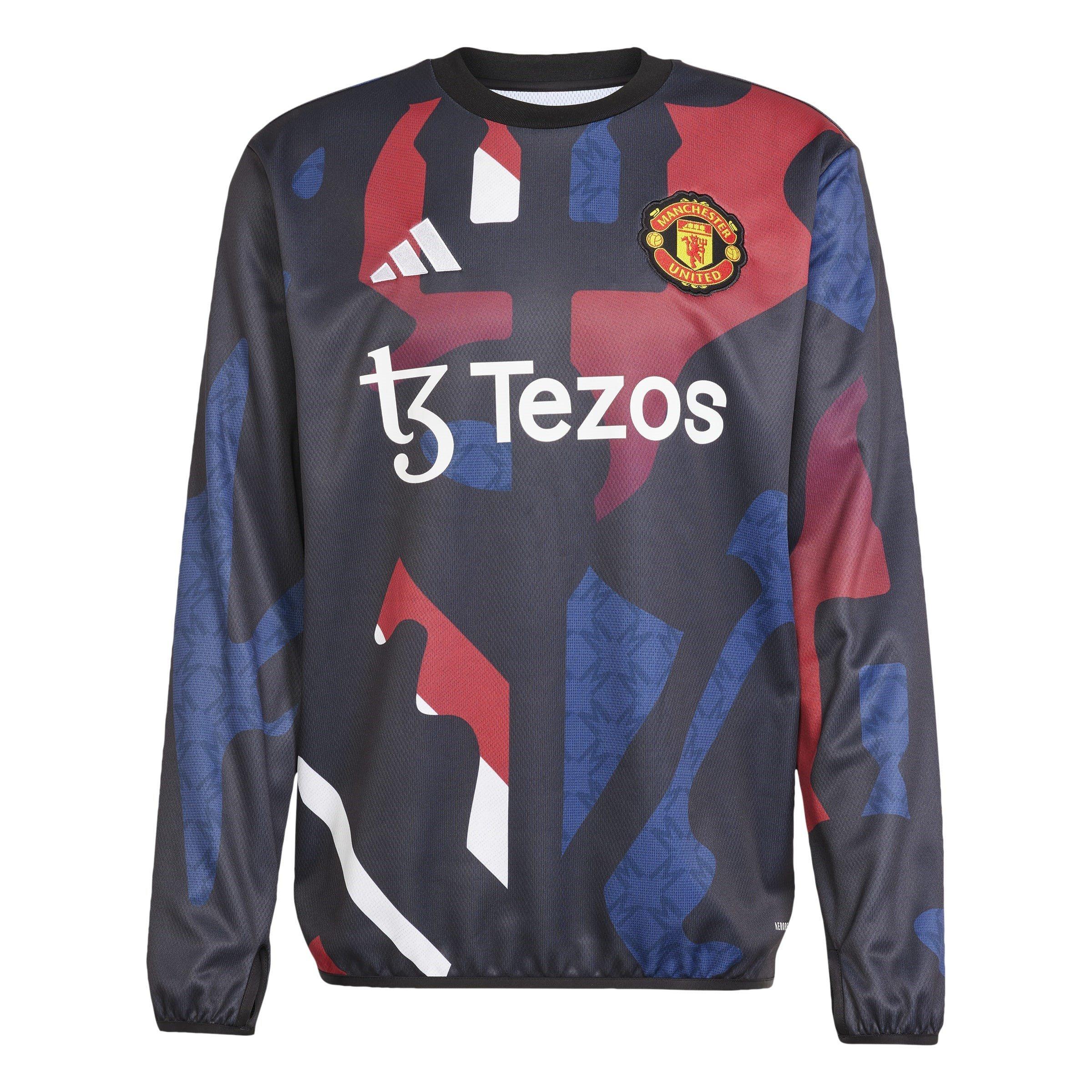 Black/Red - adidas - Manchester United Prematch Top 2024 2025 Adults - 1
