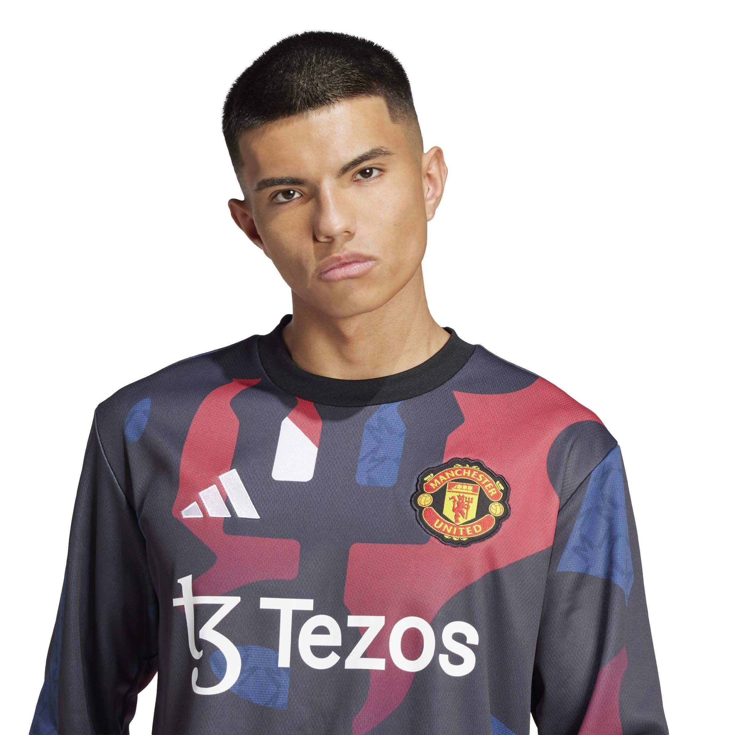 Black/Red - adidas - Manchester United Prematch Top 2024 2025 Adults - 5