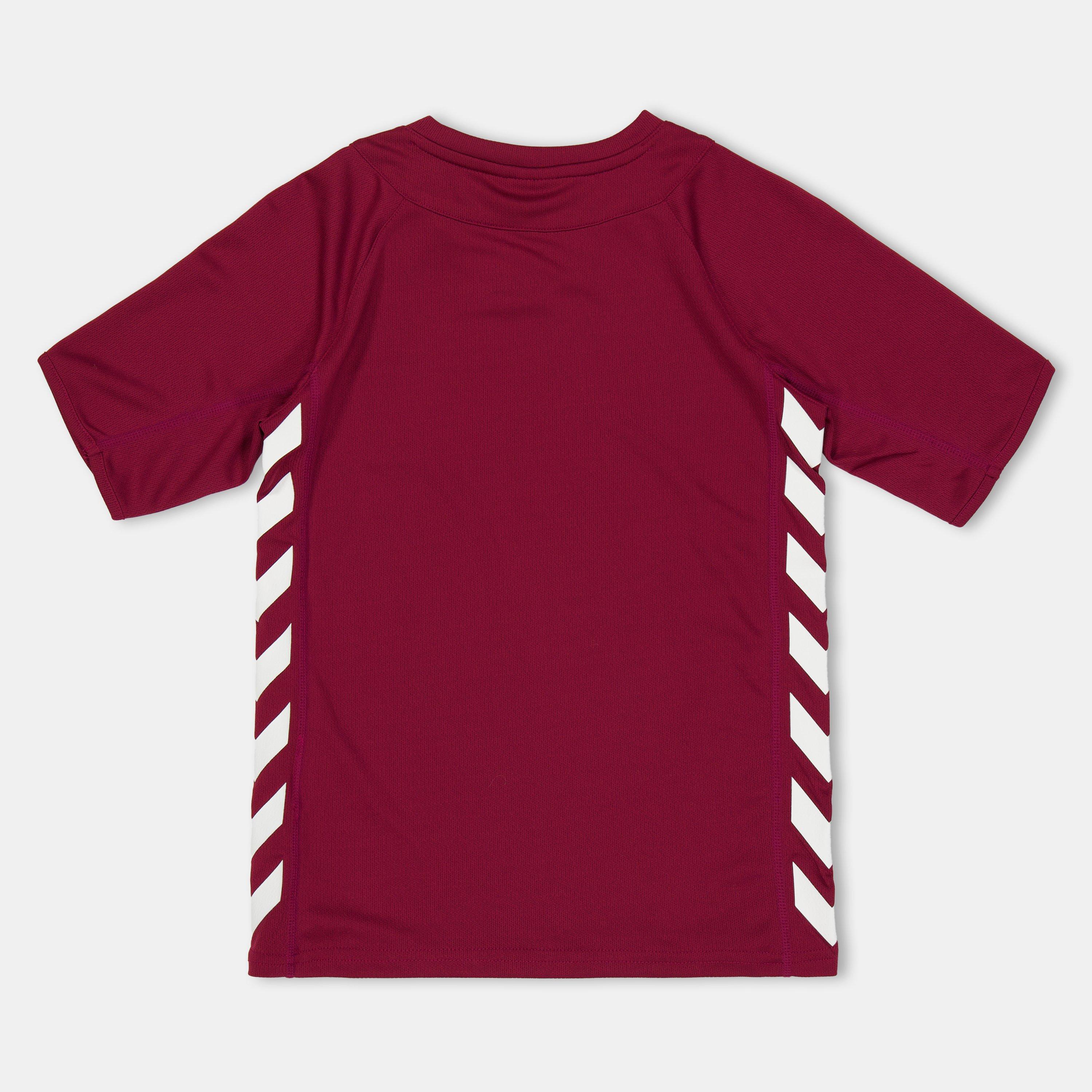 Red - Hummel - Hearts Retro Home Shirt 2005 2006 Juniors - 2