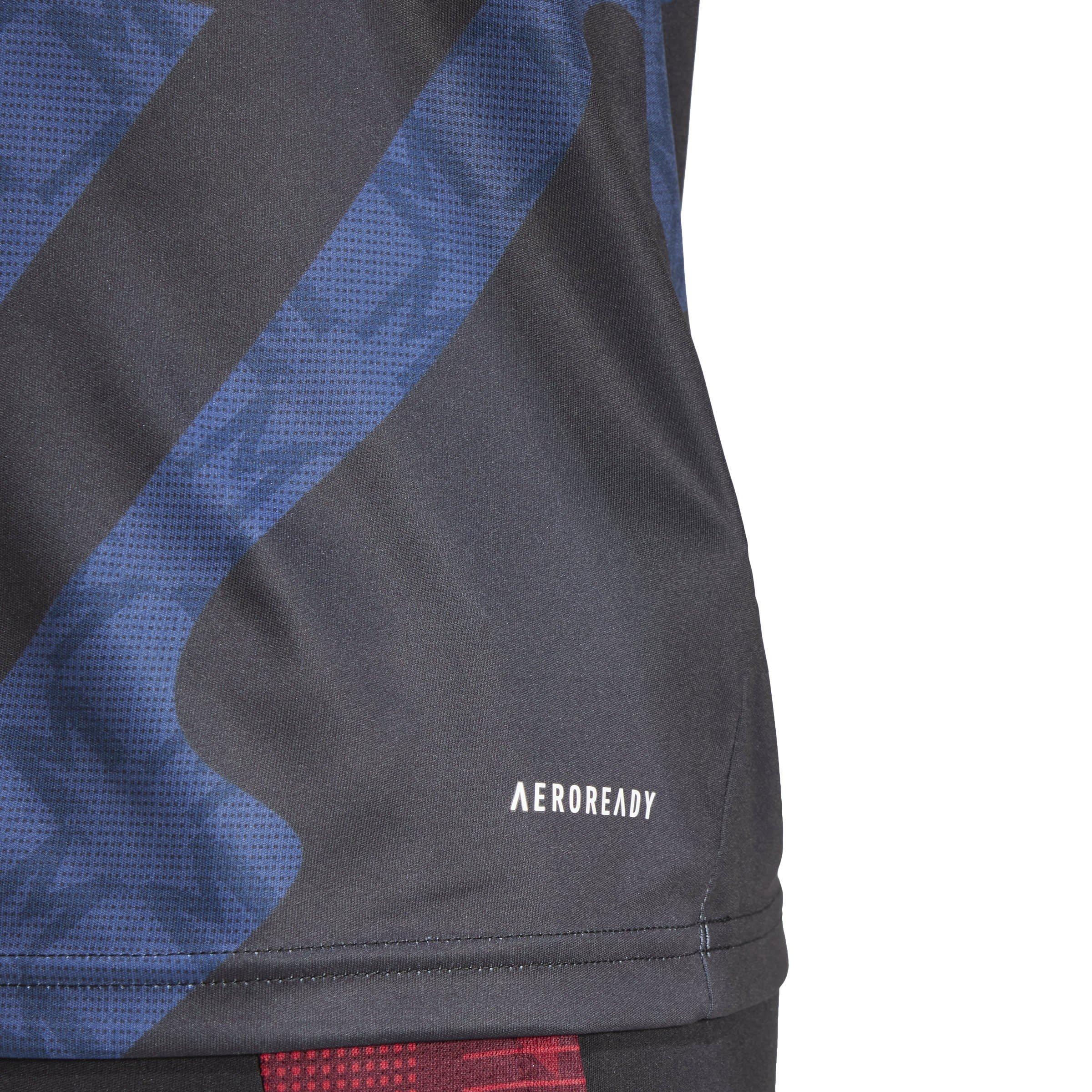 Sort/Rød - adidas - Manchester United Prematch Shirt 2024 2025 Womens - 6