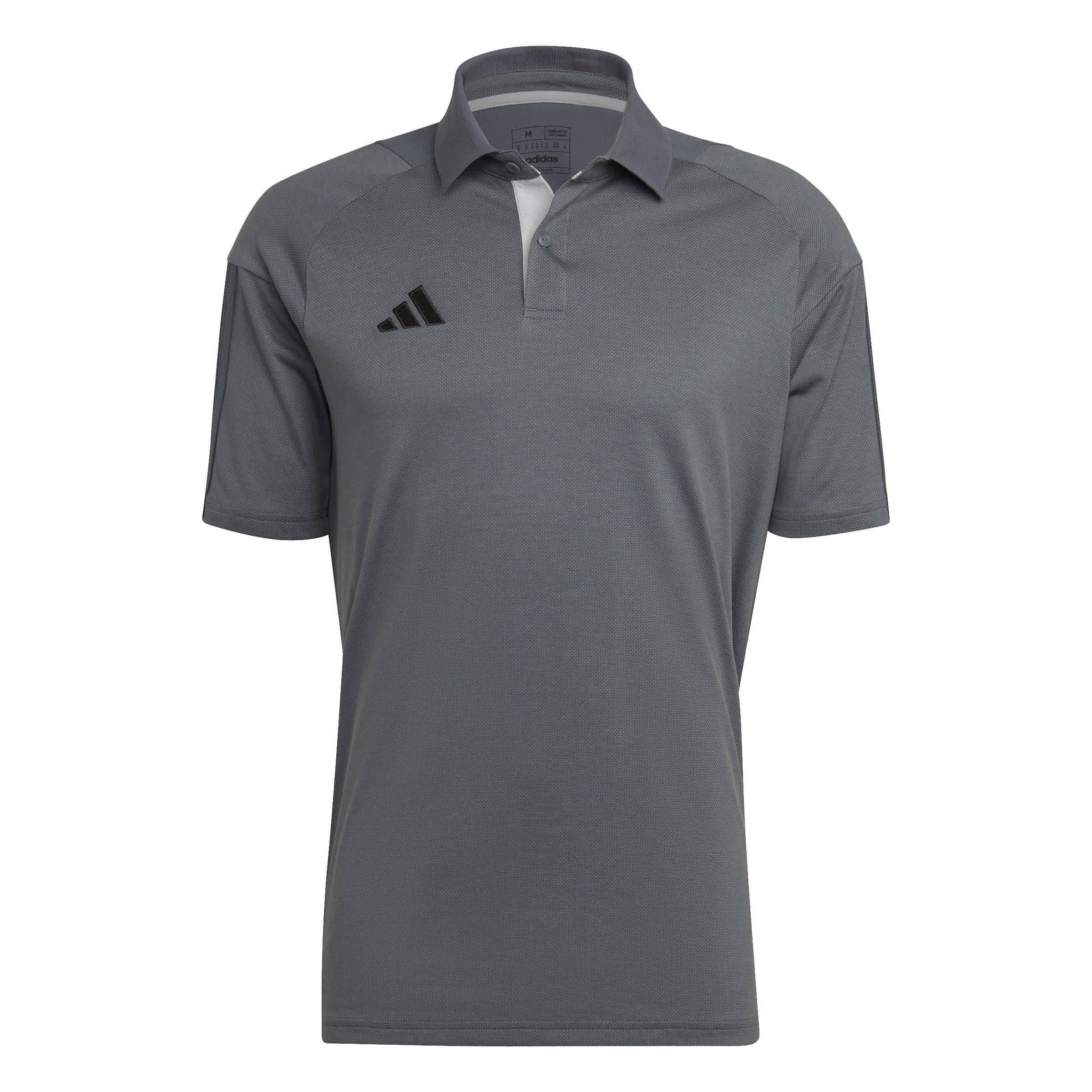 Adidas Men's Tiro23 C Co Po Polo Shirt - Onix/Light Grey - XS