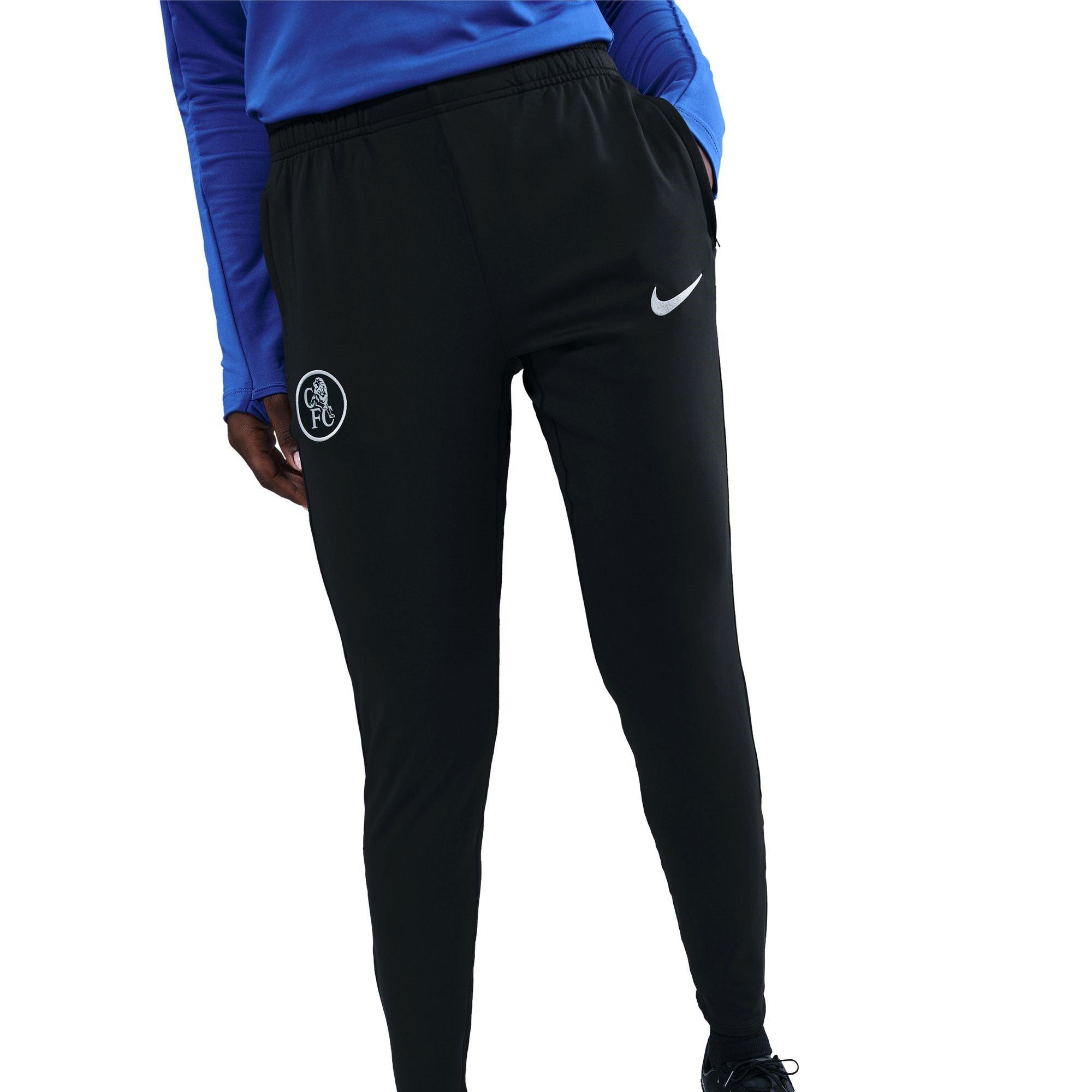 Nike Women's Chelsea Strike Tracksuit Bottom - Black/Silver - 10 (S)