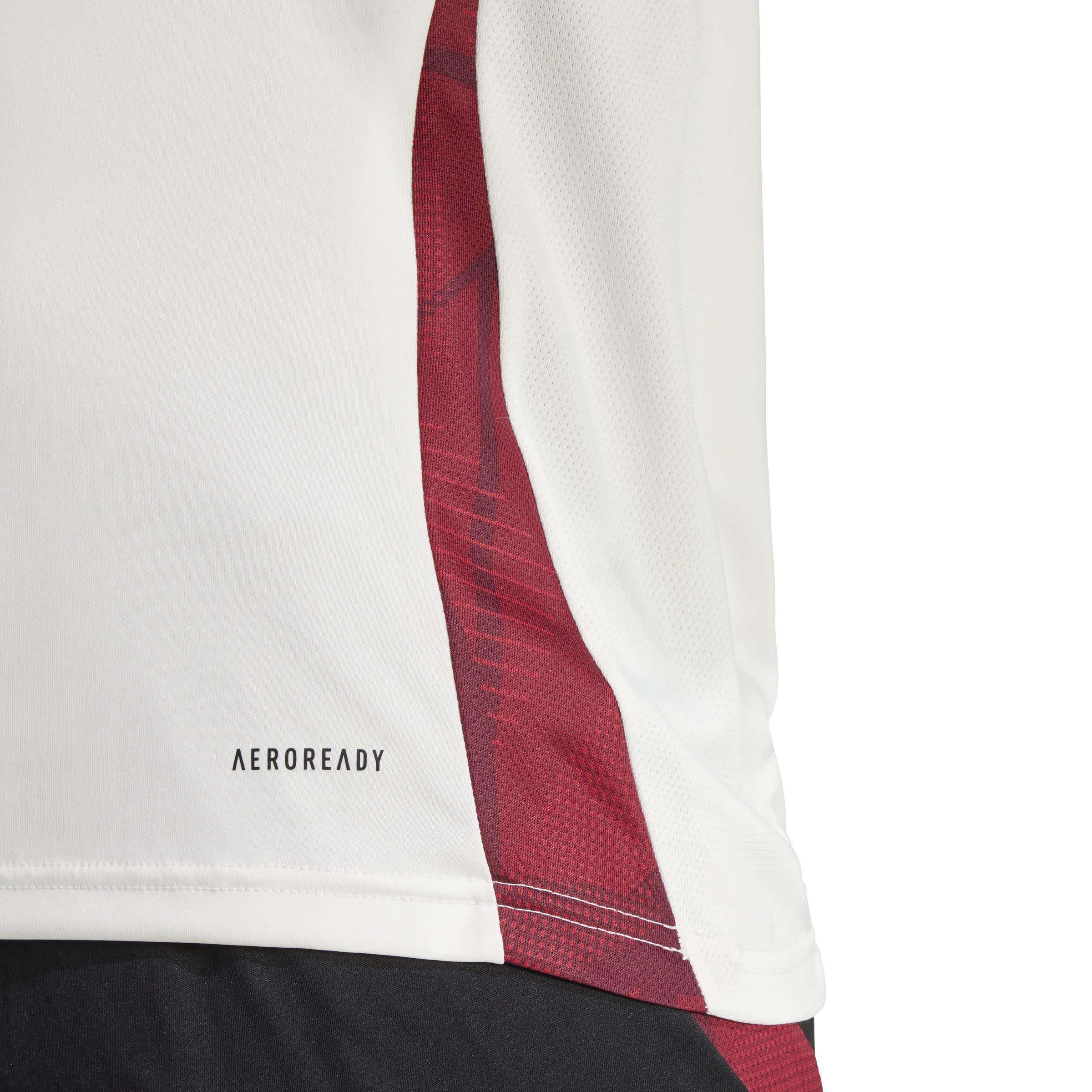 Off White/Schwarz - adidas - Manchester United Training Shirt 2025 Womens - 7