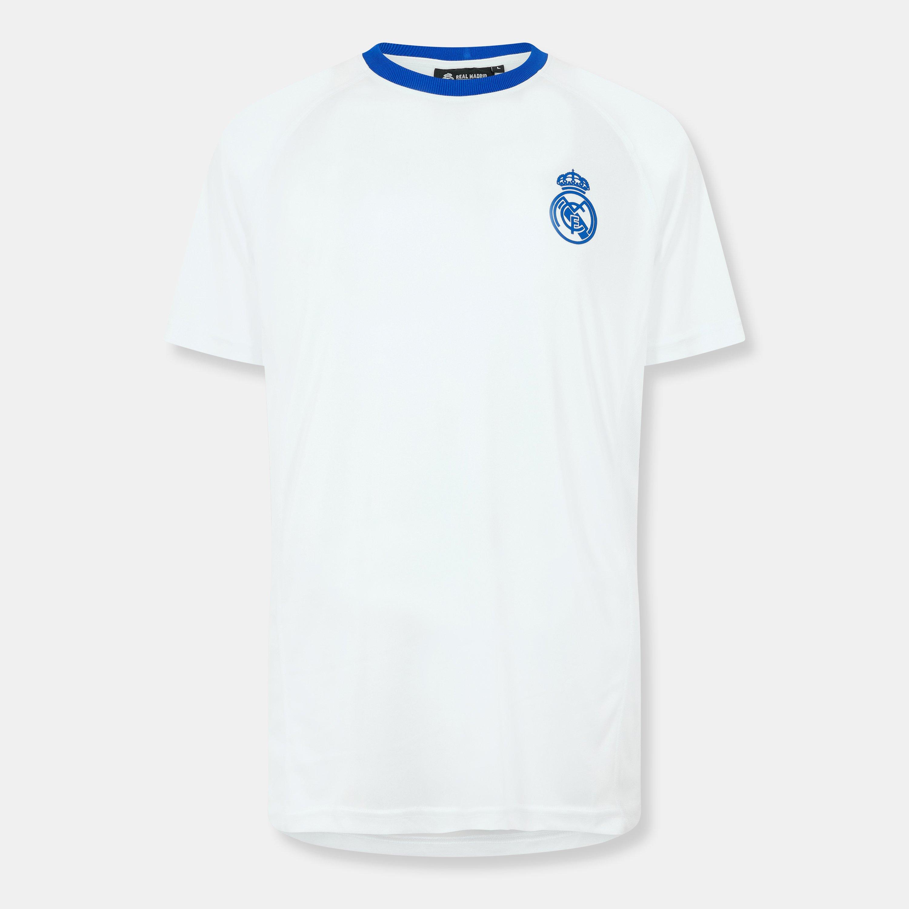White/Blue - Source Lab - Aourcelab Real Madrid Mens T Shirt - 1