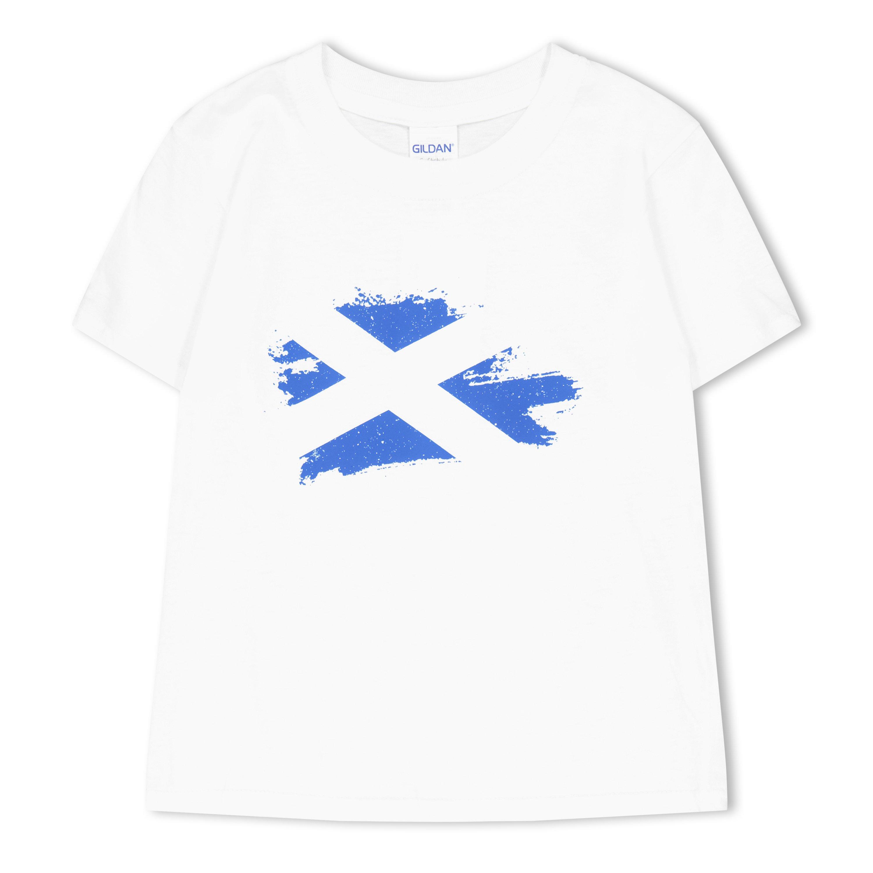 Wit/Blauw - Sports Direct - SD SD SCO T-Shirt Jn63 - 1