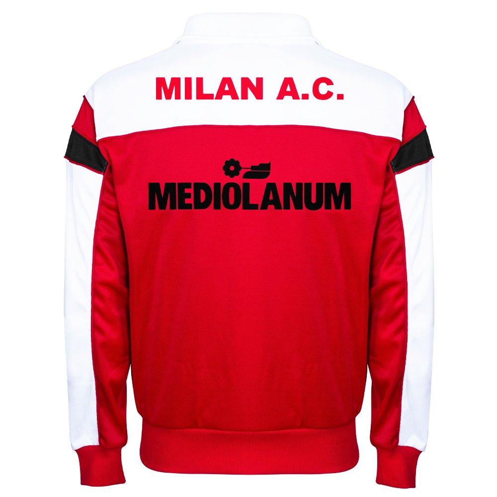 Crveno/Crno - Score Draw - AC Milan 1988 Retro Football Tracksuit Jacket Adults - 2
