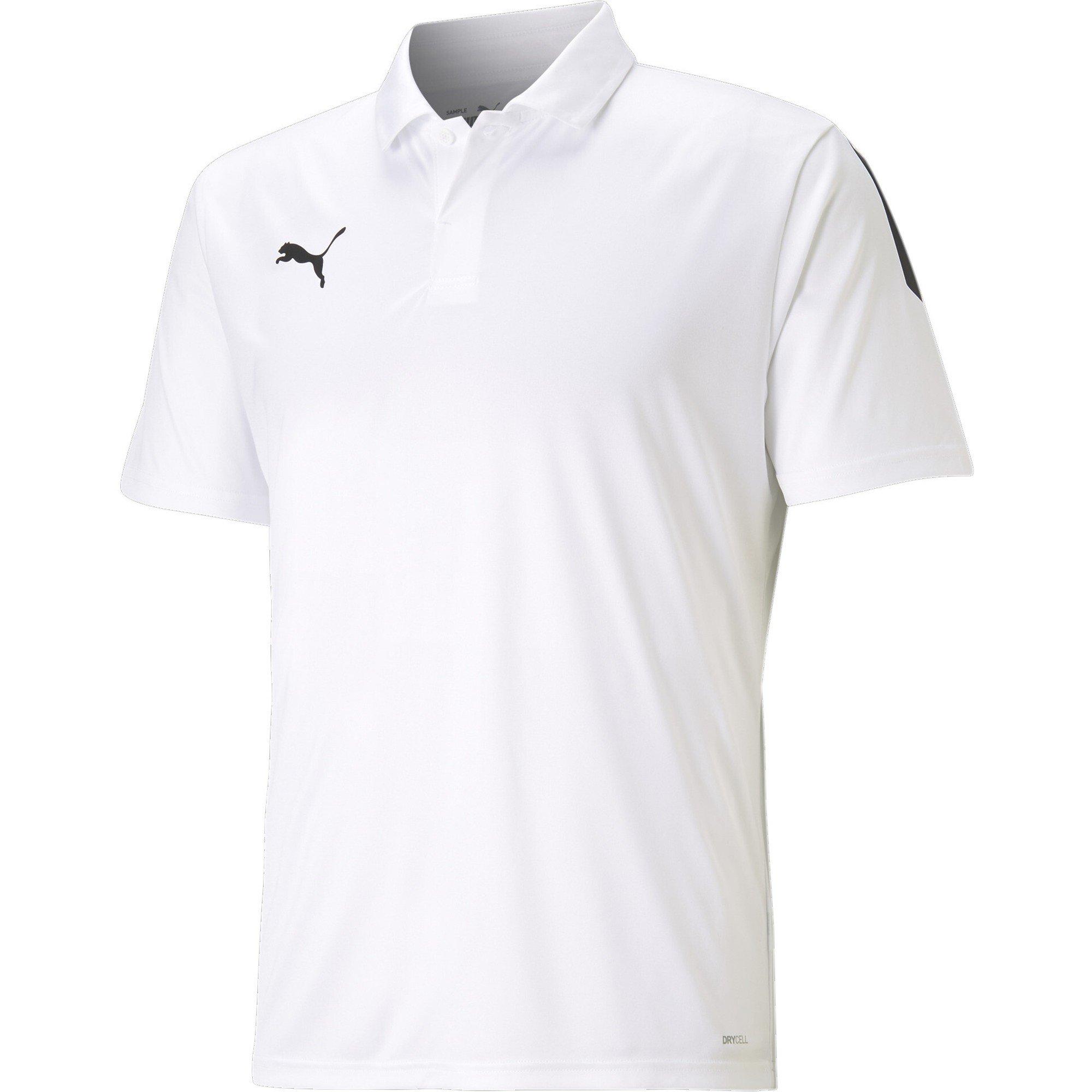 Weiß/Schwarz - Puma - Puma Teamliga Sideline Polo Shirt Mens - 1