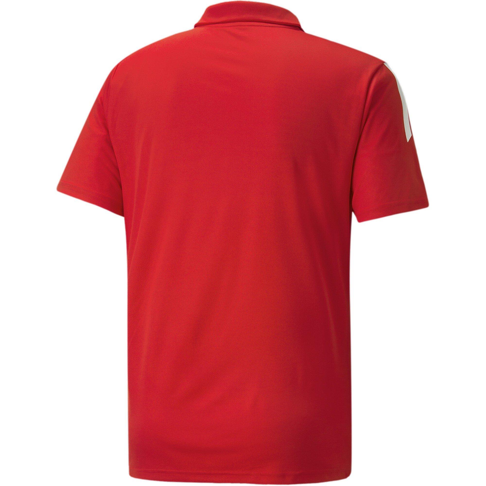 Red/White - Puma - Puma Teamliga Sideline Polo Shirt Mens - 2