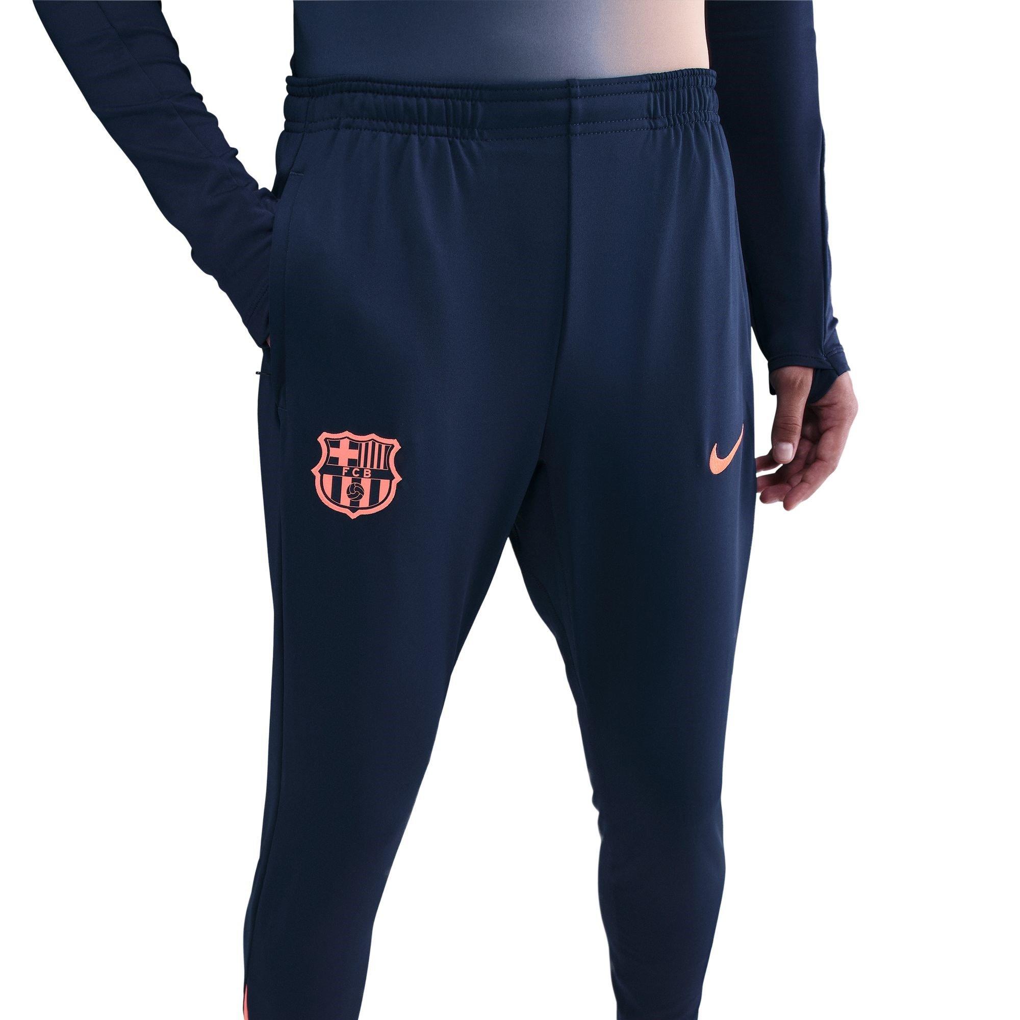 Nike Women's Barcelona Strike Third Tracksuit Bottoms 2025 2026 - Blue/Orange - 12 (M)