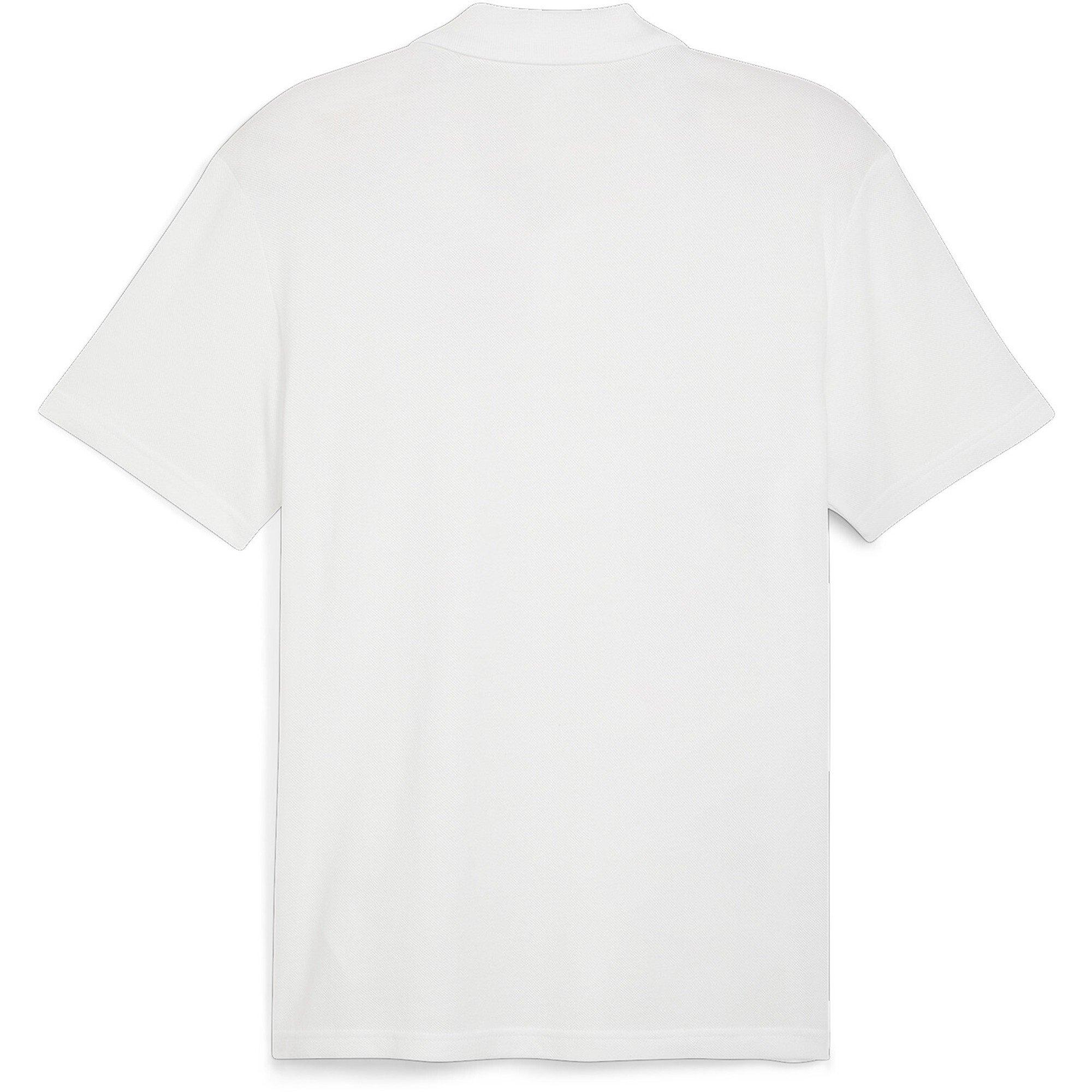 Branco/Prateado - Puma - Puma Teamfinal Casuals Polo Shirt Mens - 2