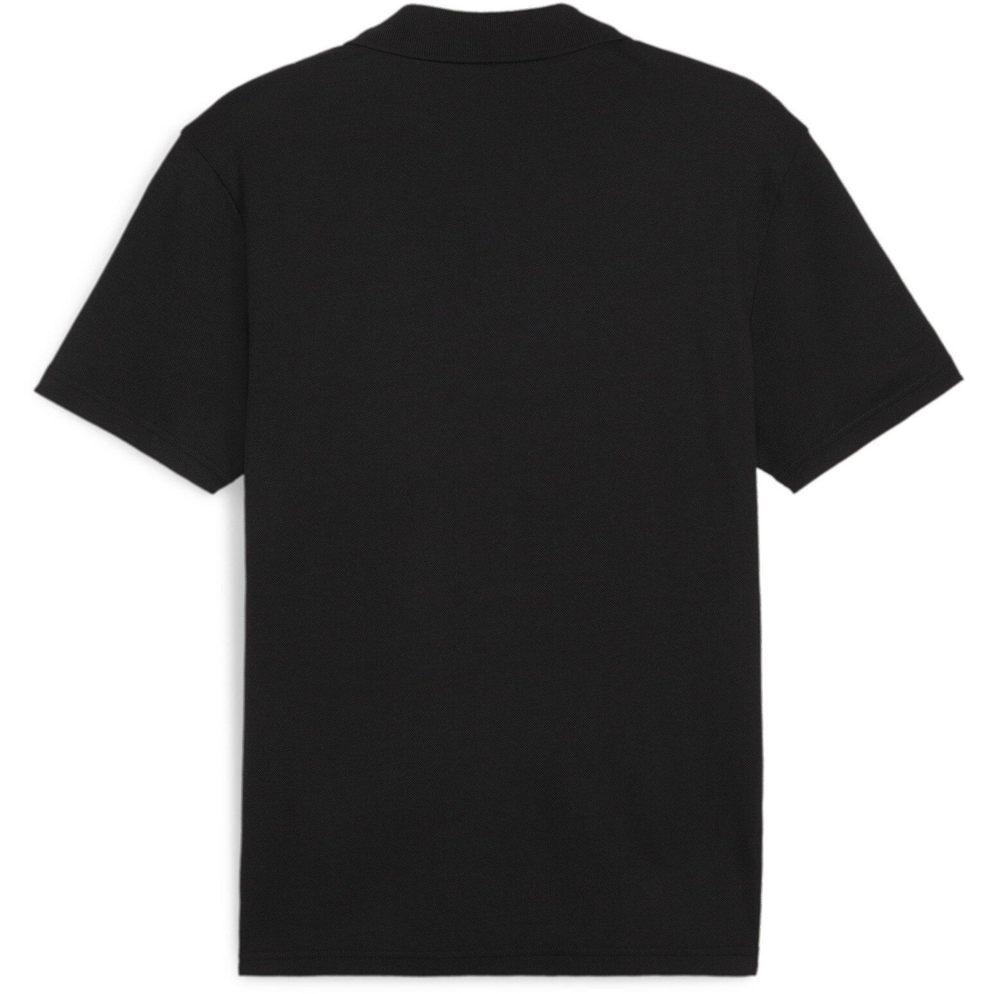 Schwarz/Silber - Puma - Puma Teamfinal Casuals Polo Shirt Mens - 2