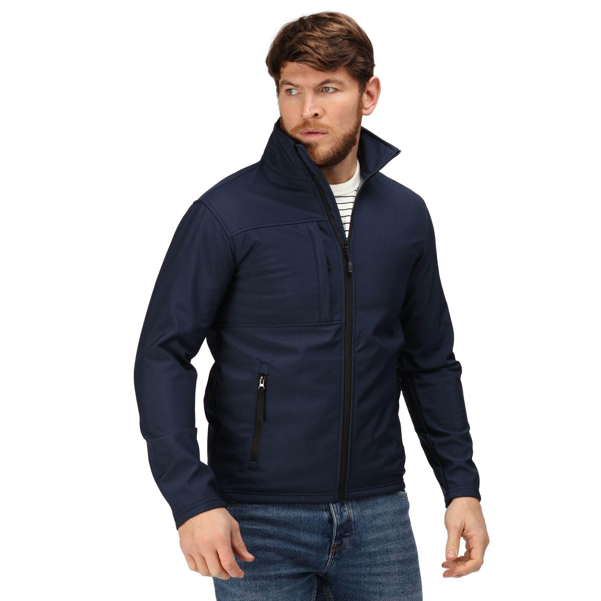 Navy(Slgrey) - Regatta - Octagon II Printable 3 Layer Jacket - 3