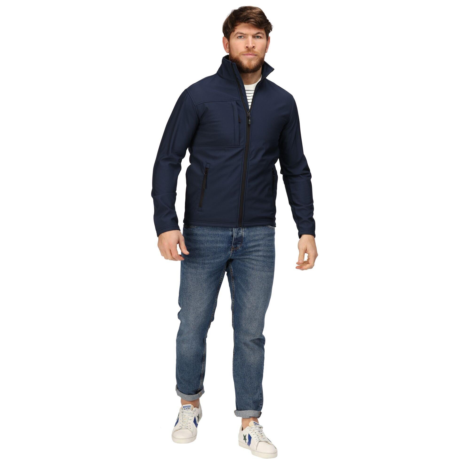 Navy(Slgrey) - Regatta - Octagon II Printable 3 Layer Jacket - 8