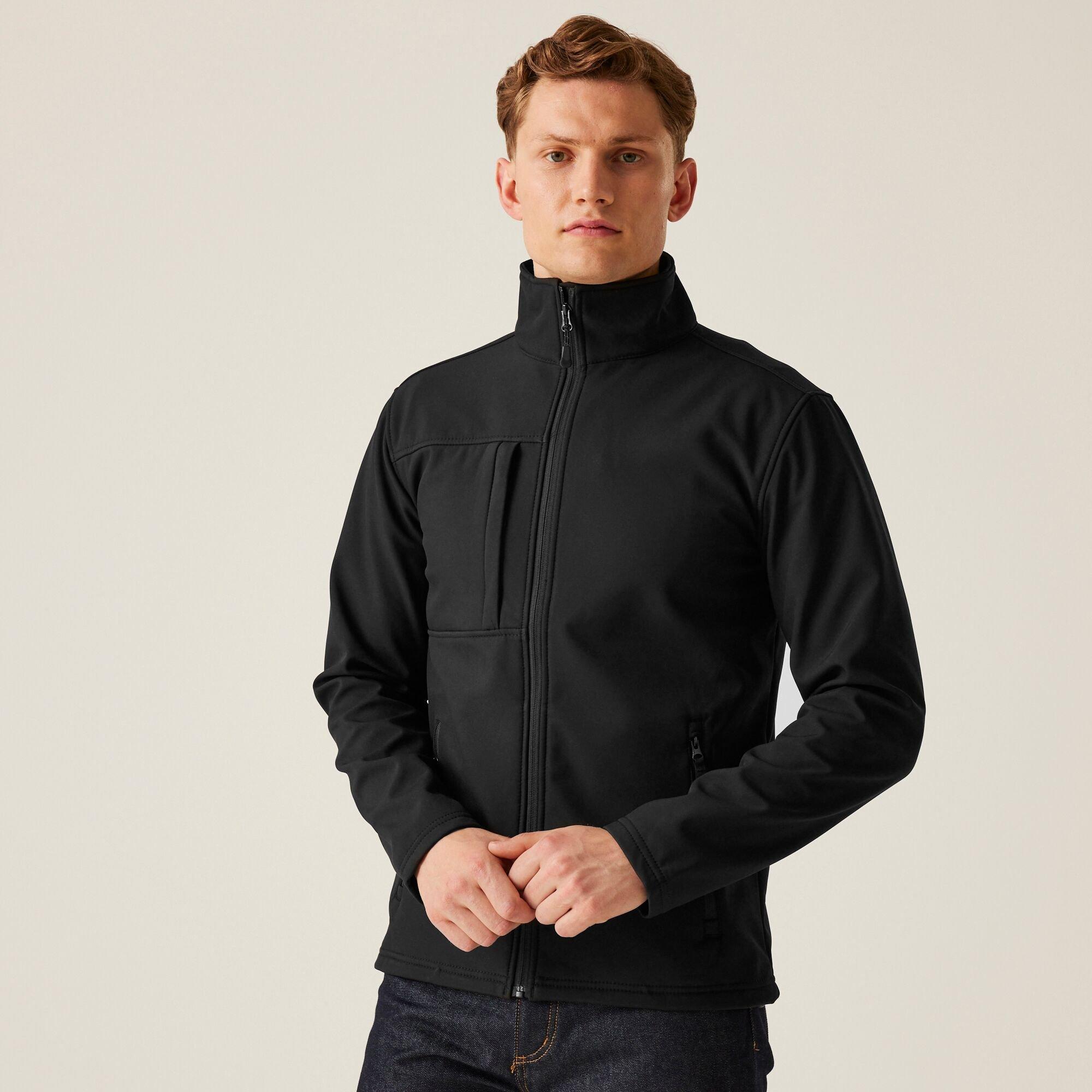 Regatta Men's Octagon Ii Printable 3 Layer Jacket - Black(Black) - 2XL