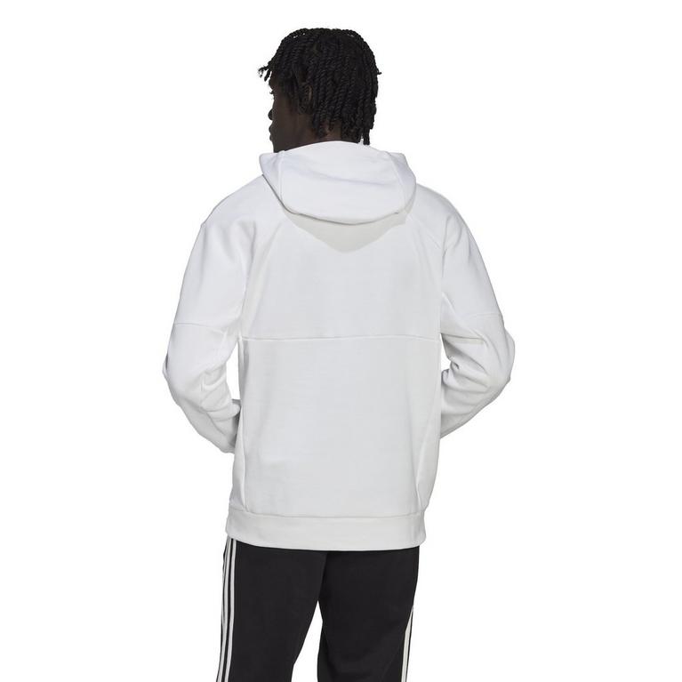 Blanc - adidas - elisabetta franchi crew neck zip up jacket item - 3