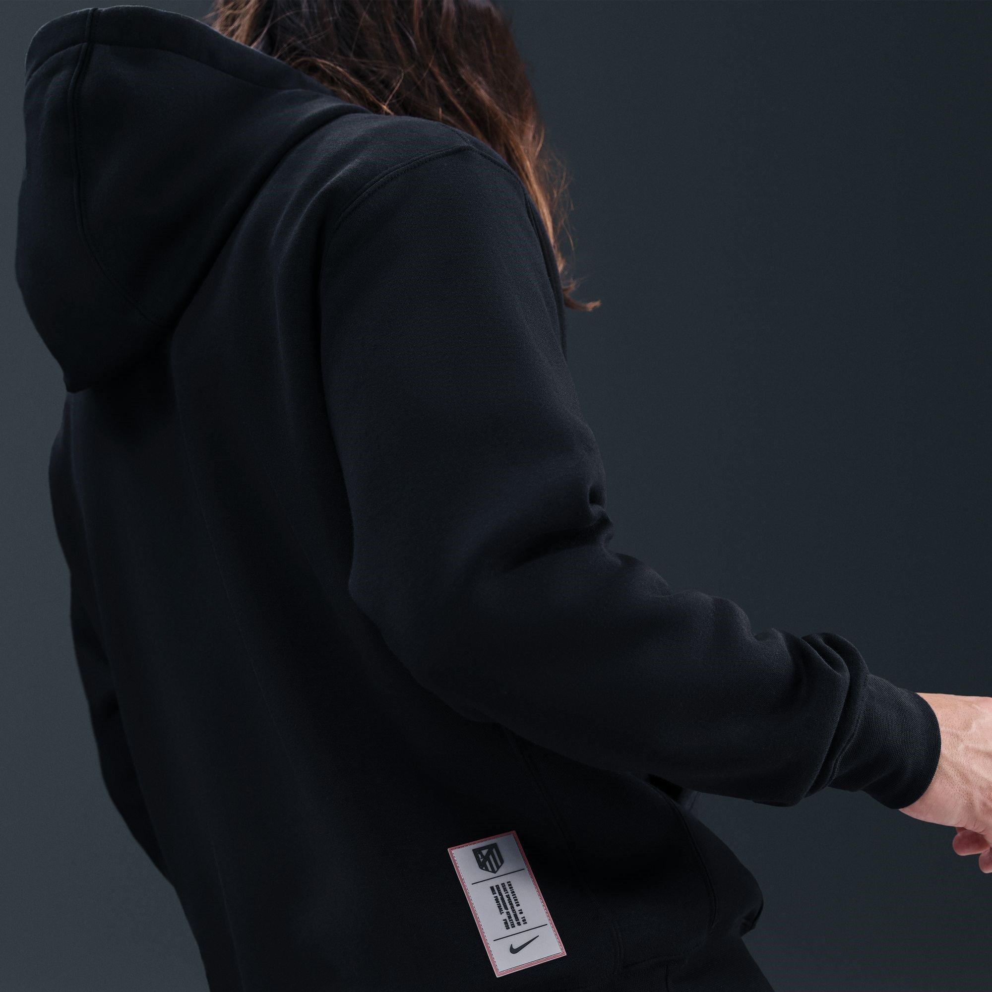 Black/ Red - Nike - Atletico Madrid Club Hoodie Mens - 9