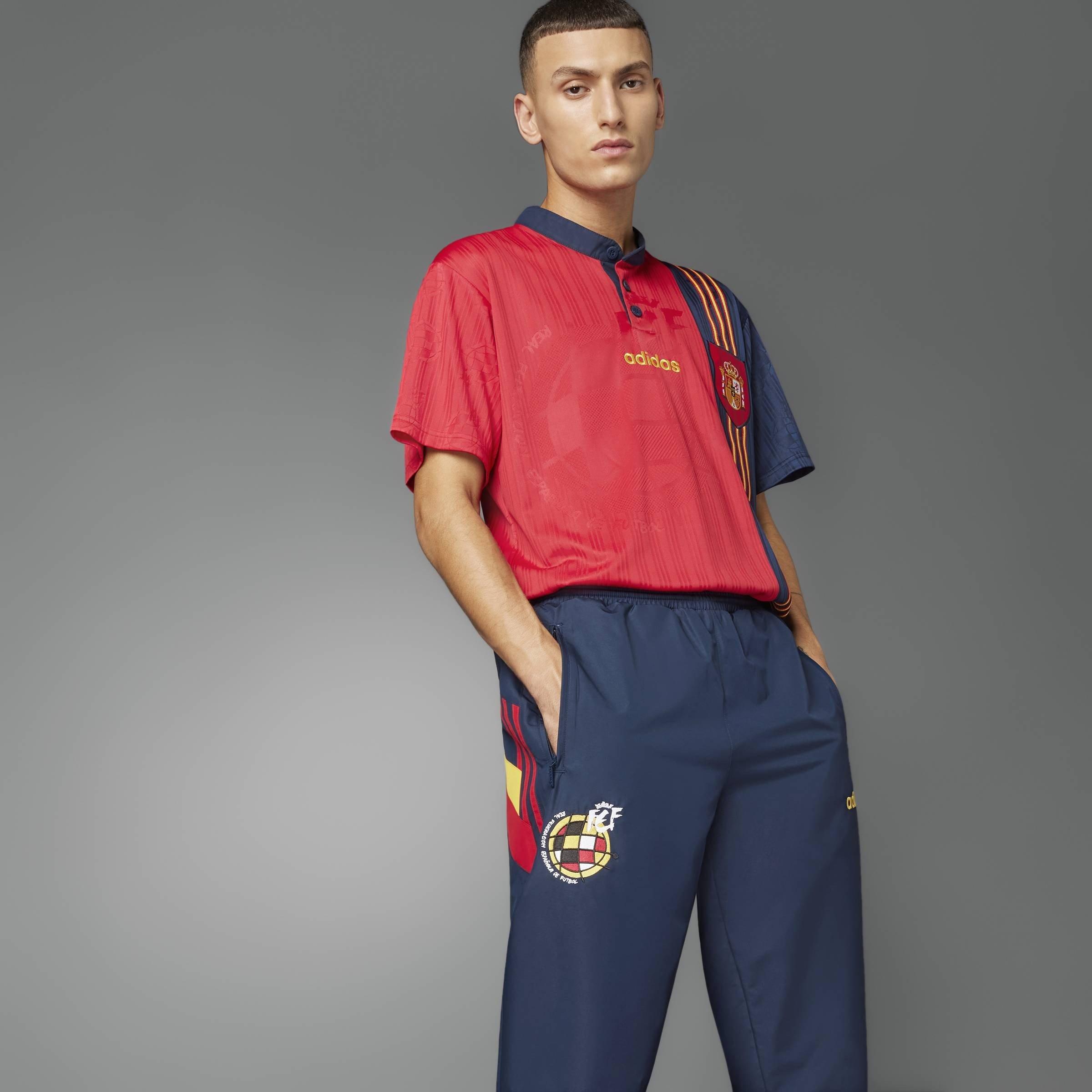 Nindig - adidas - Men's FEF 96 Woven Relaxed-Fit Tracksuit Bottoms - 4