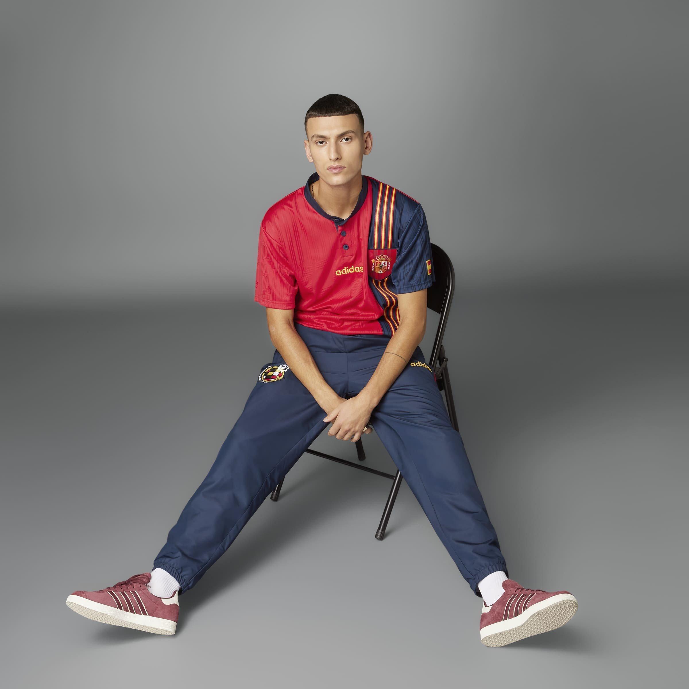 Nindig - adidas - Men's FEF 96 Woven Relaxed-Fit Tracksuit Bottoms - 9