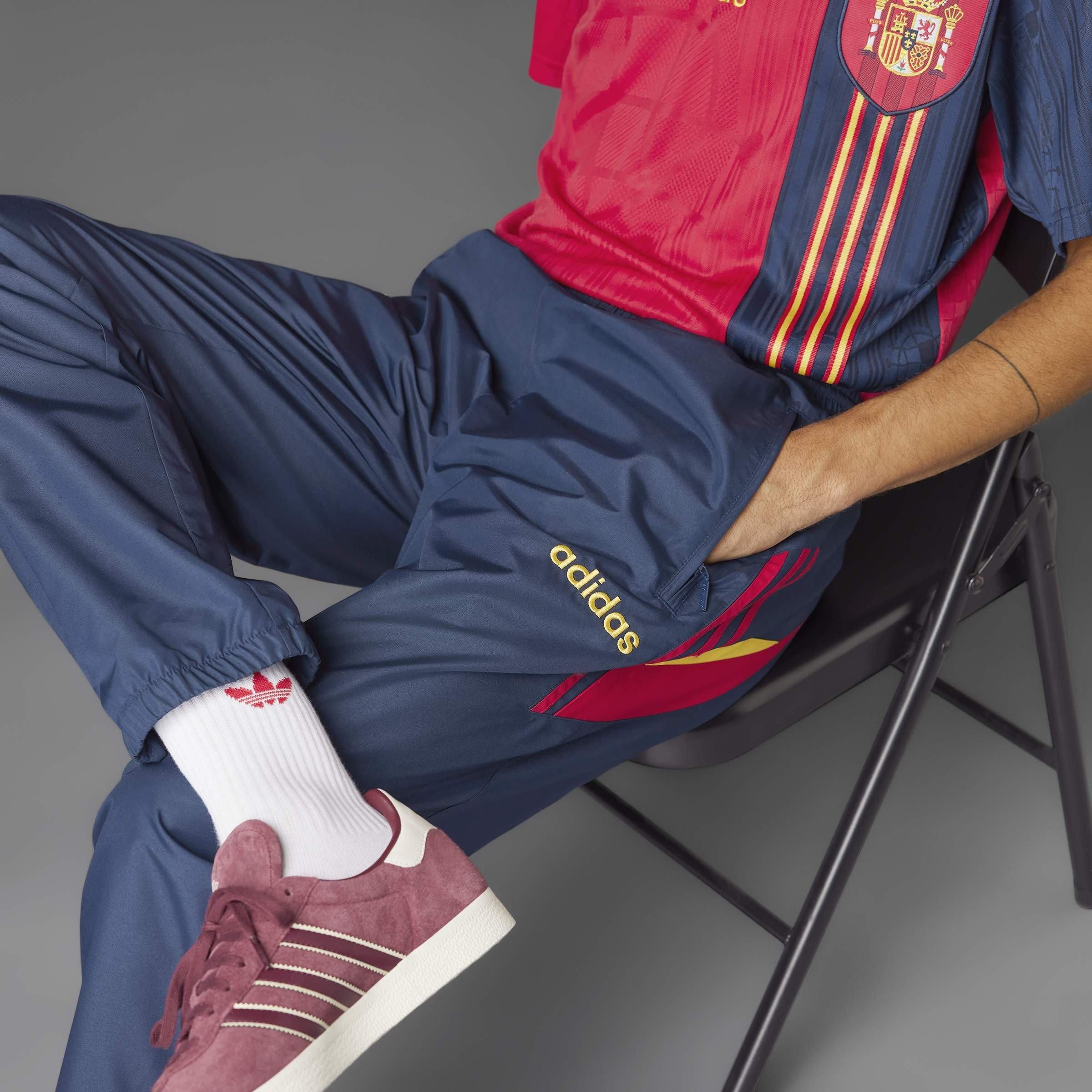 Nindig - adidas - Men's FEF 96 Woven Relaxed-Fit Tracksuit Bottoms - 10
