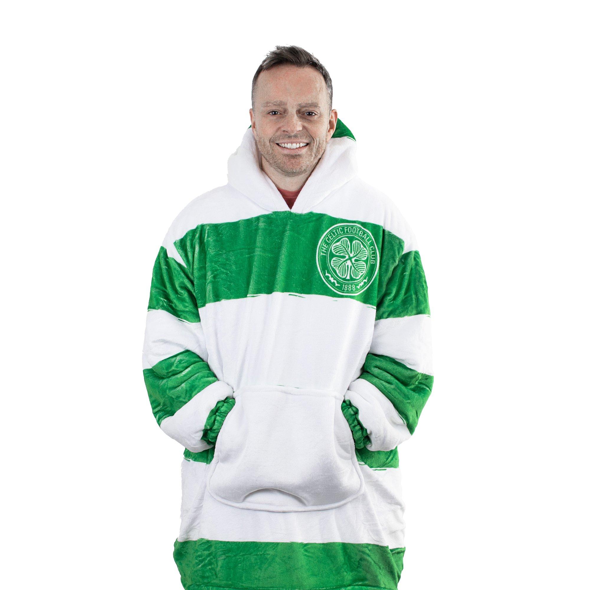 Team  Football Officially Licensed Sherpa Fleece Hoodie For Adults - Celtic Fc